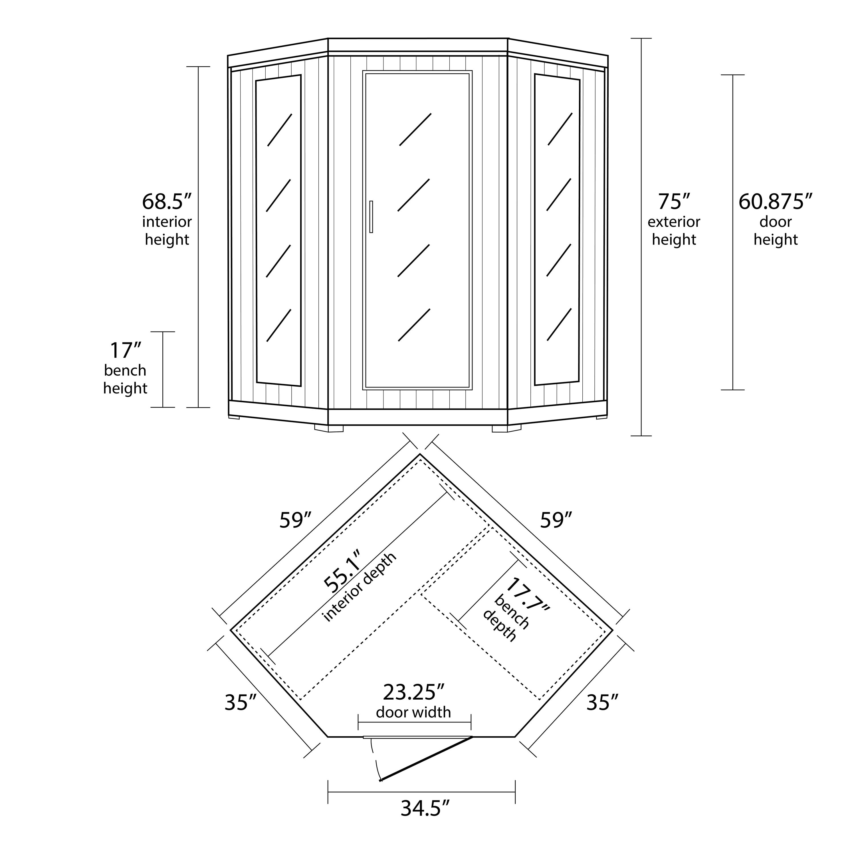 HEAT WAVE BSA2420 Indoor-Saunas - View #8