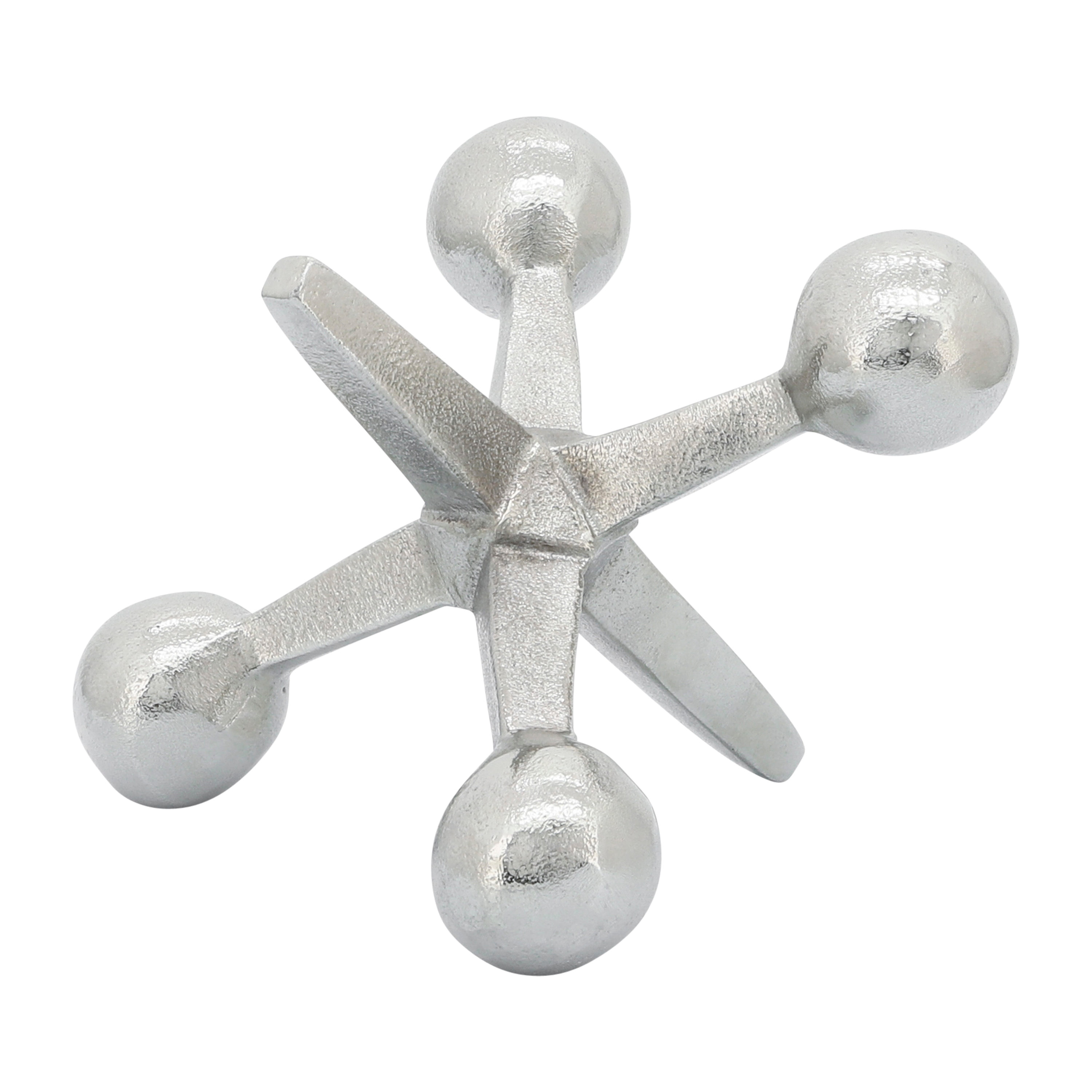 Sagebrook Home 12860-06 Silver Aluminum Modern Sculpture