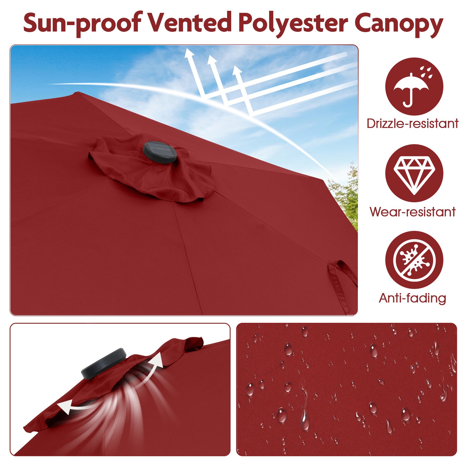 Slickblue D-CO-GUB09121PN Umbrellas-2 - View #4