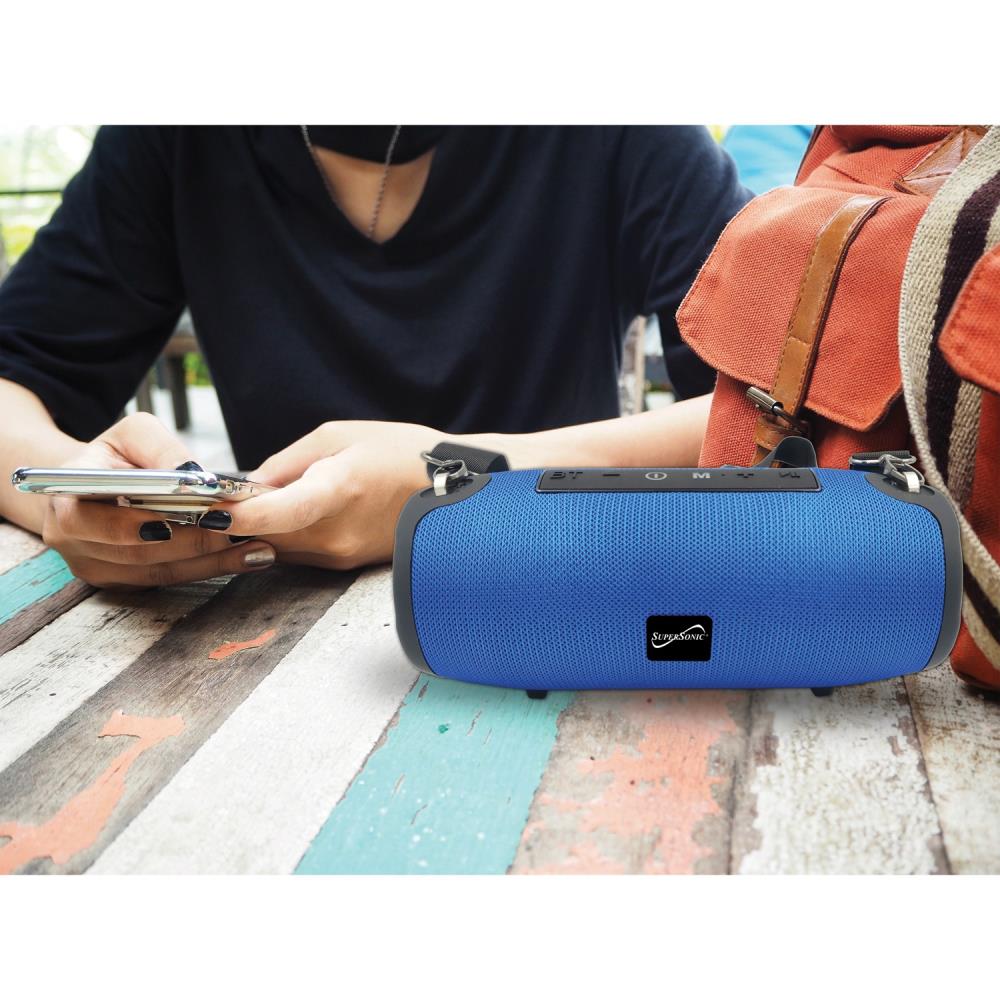 Supersonic 5.31-in 7-Watt Smart Bluetooth Compatibility Indoor/Outdoor  Portable Speaker in the Speakers department at