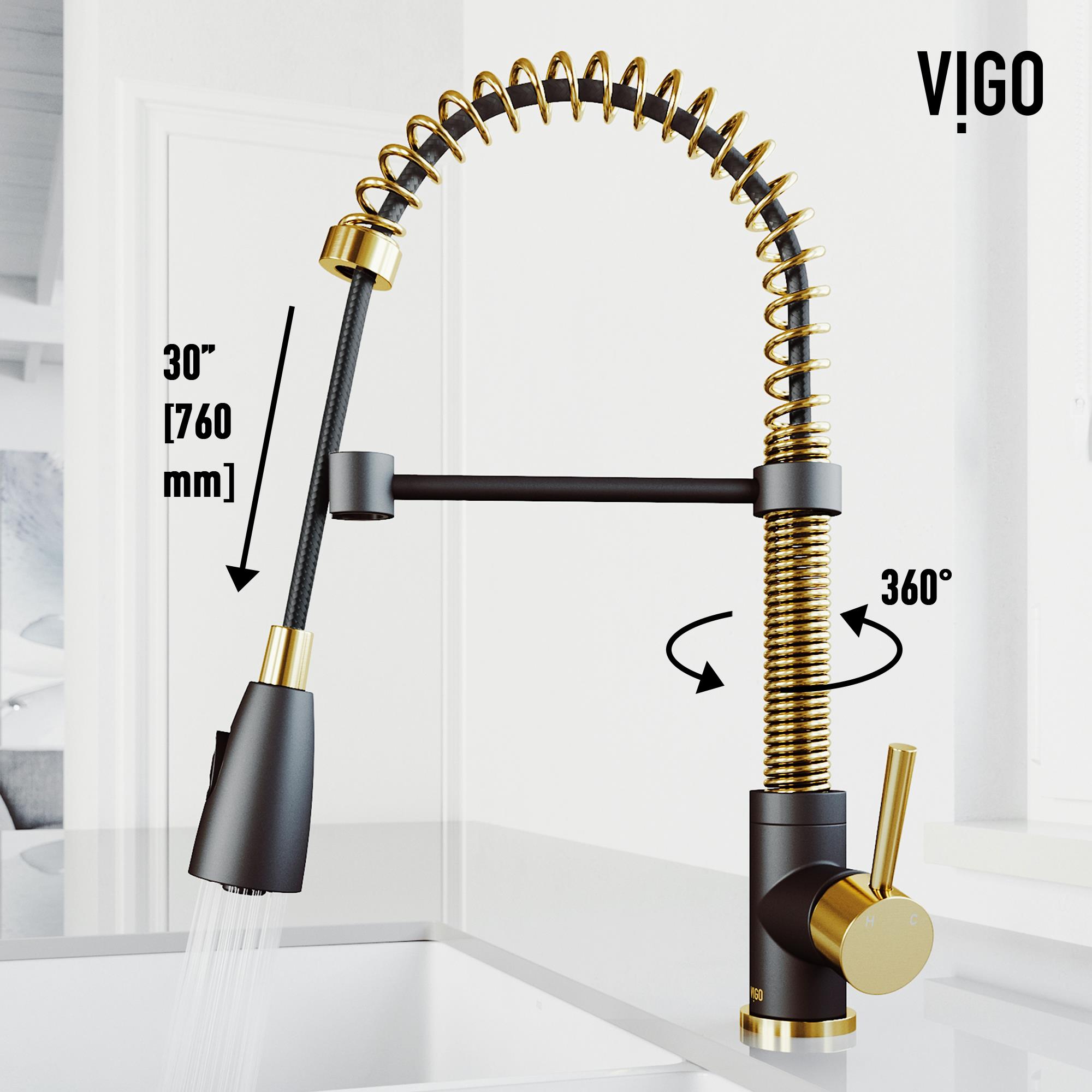 VIGO VG02003MGMB Kitchen-Faucets - View #4
