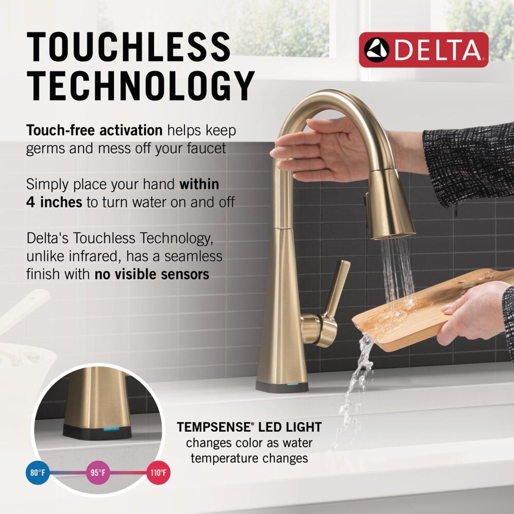 Delta 19802TLZ-CZ-DST Kitchen-Faucets - View #2
