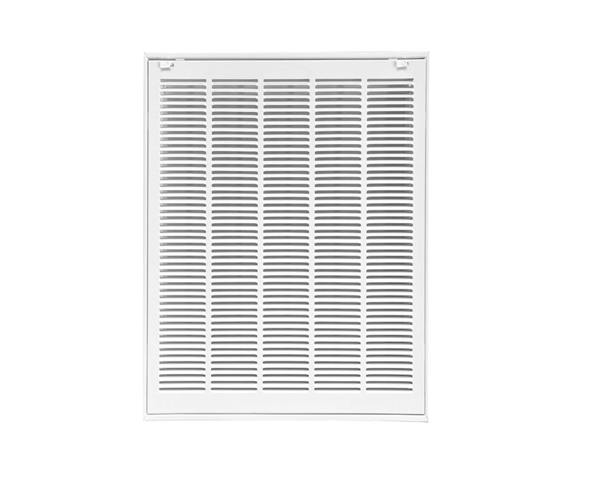 RELIABILT 7221430WH 14-Inches x 30-Inches Steel White Sidewall/Ceiling Return air filter grille