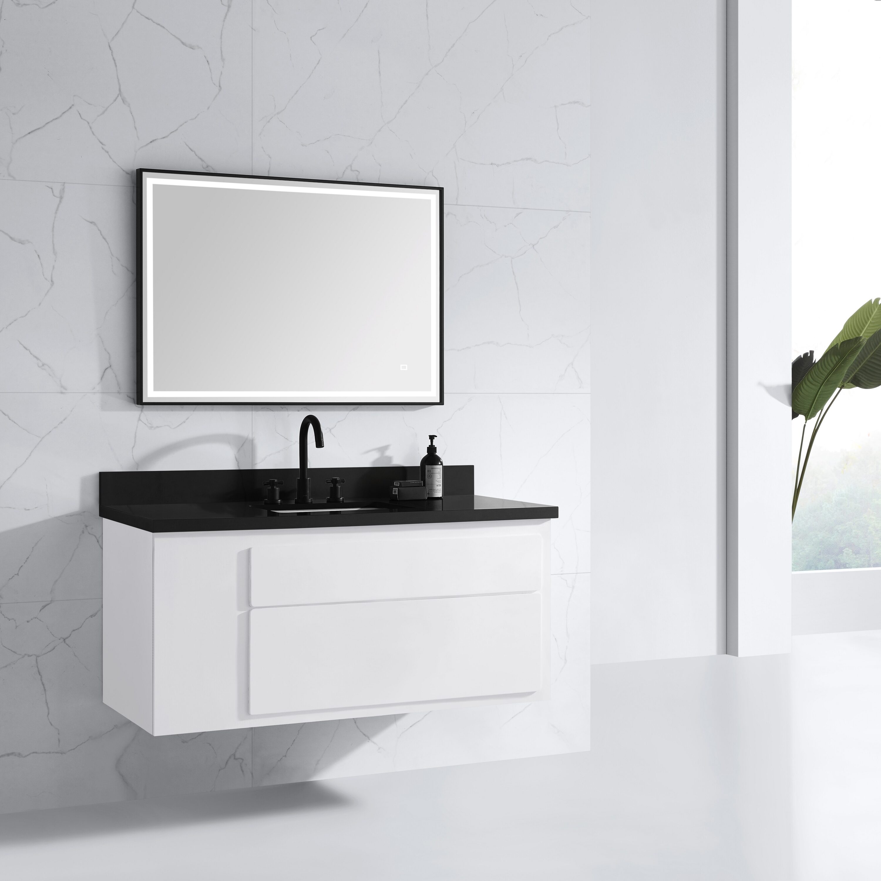 Avanity LED-M39-MB Framed-Bath-Mirrors - View #6