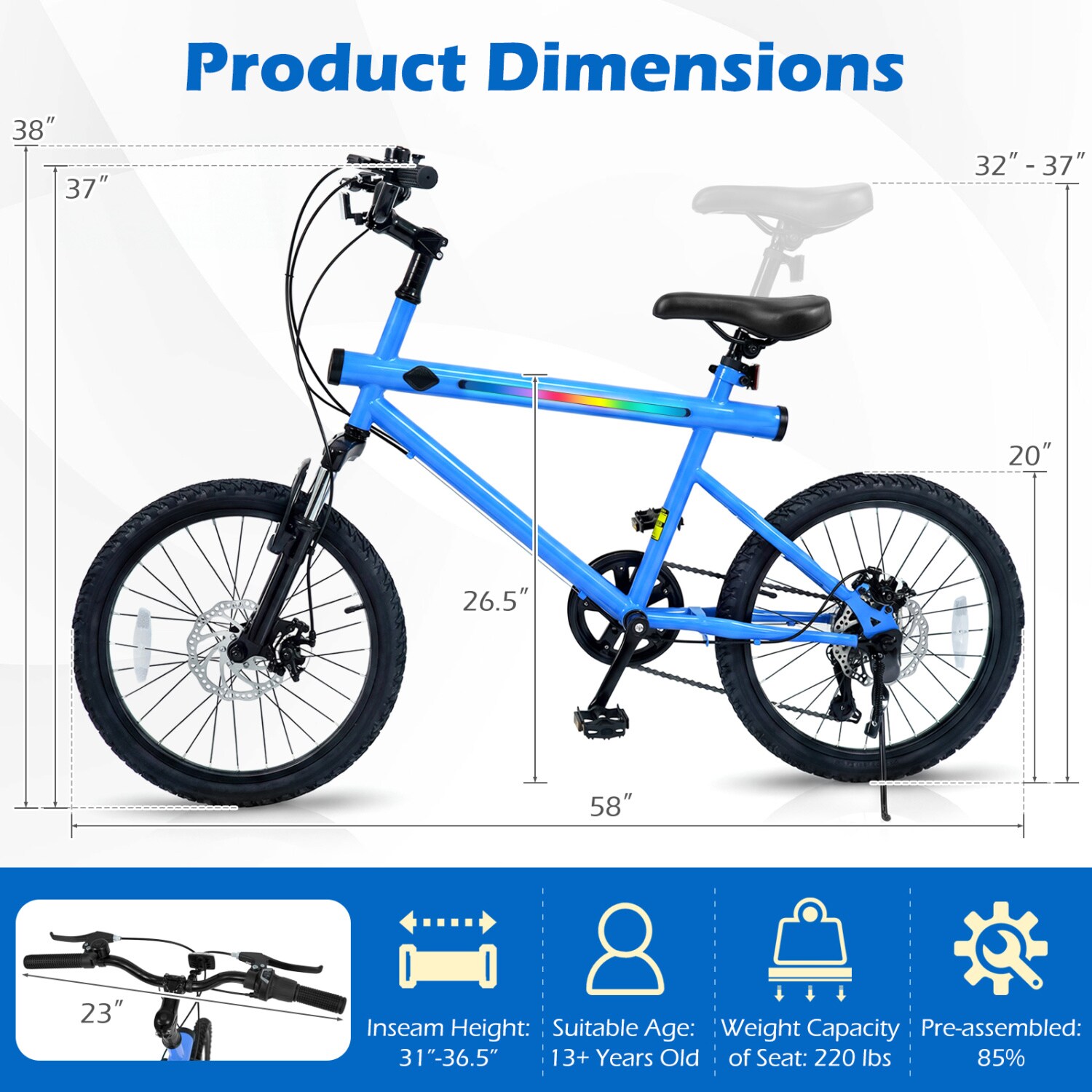 Slickblue D-CO-02-YN05583PS bikes - View #3