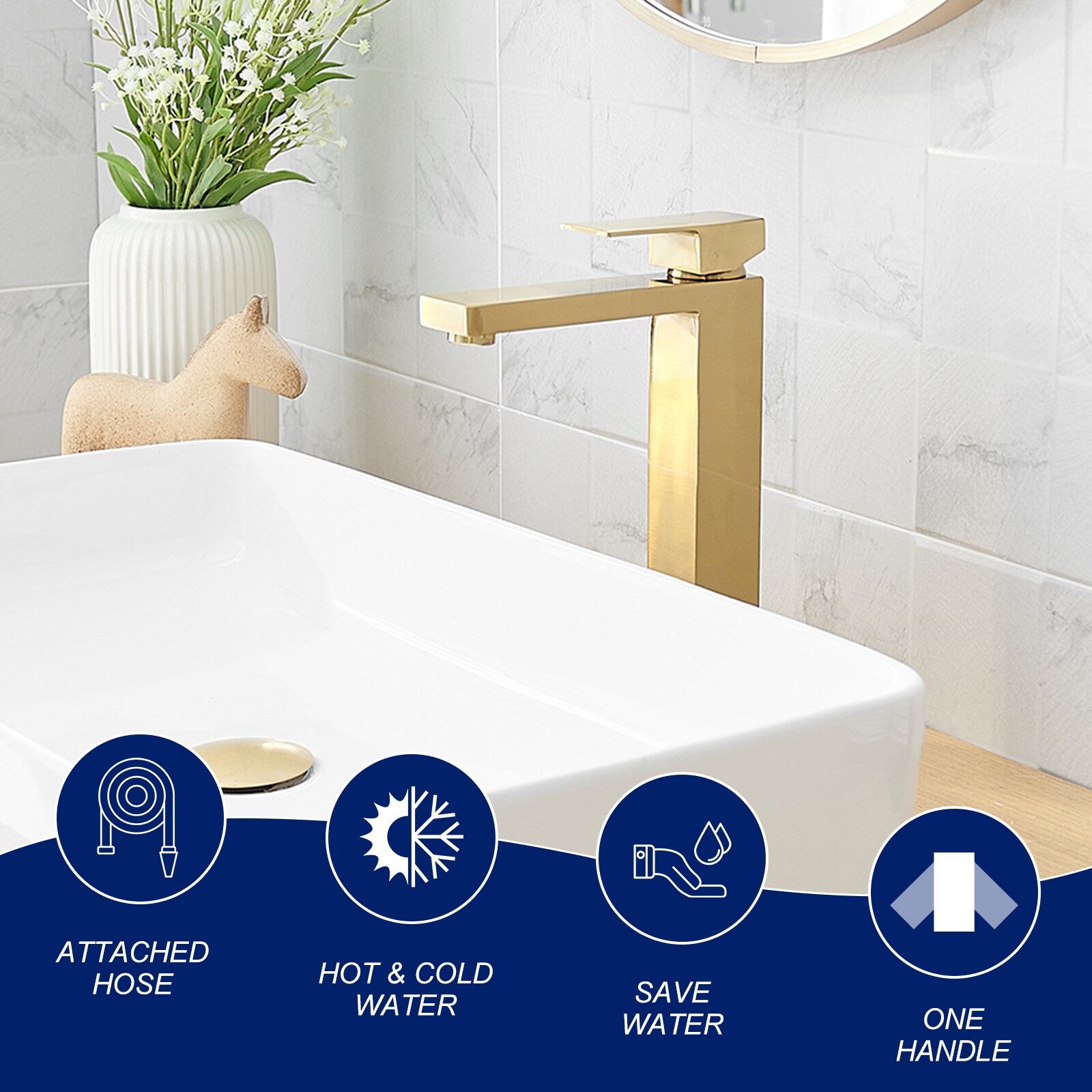 BWE A-96028-BG Lavatory-Faucets - View #2