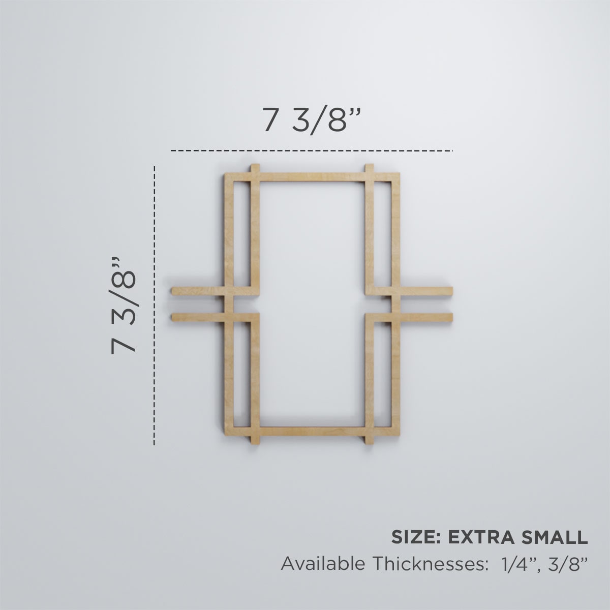 Ekena Millwork WALW08X08X0375GBYWA Wall-Panels - View #3