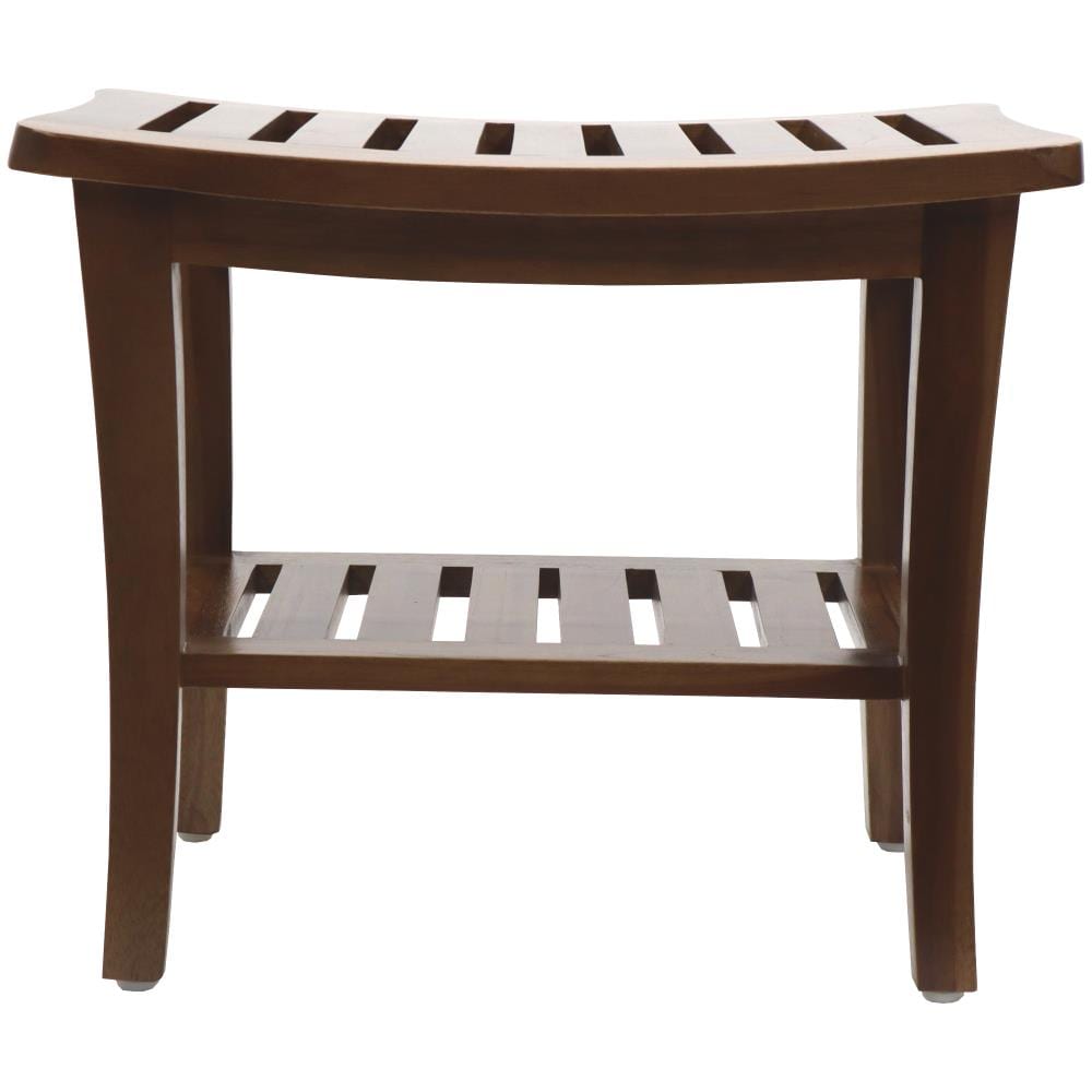 Lowes teak shower online bench