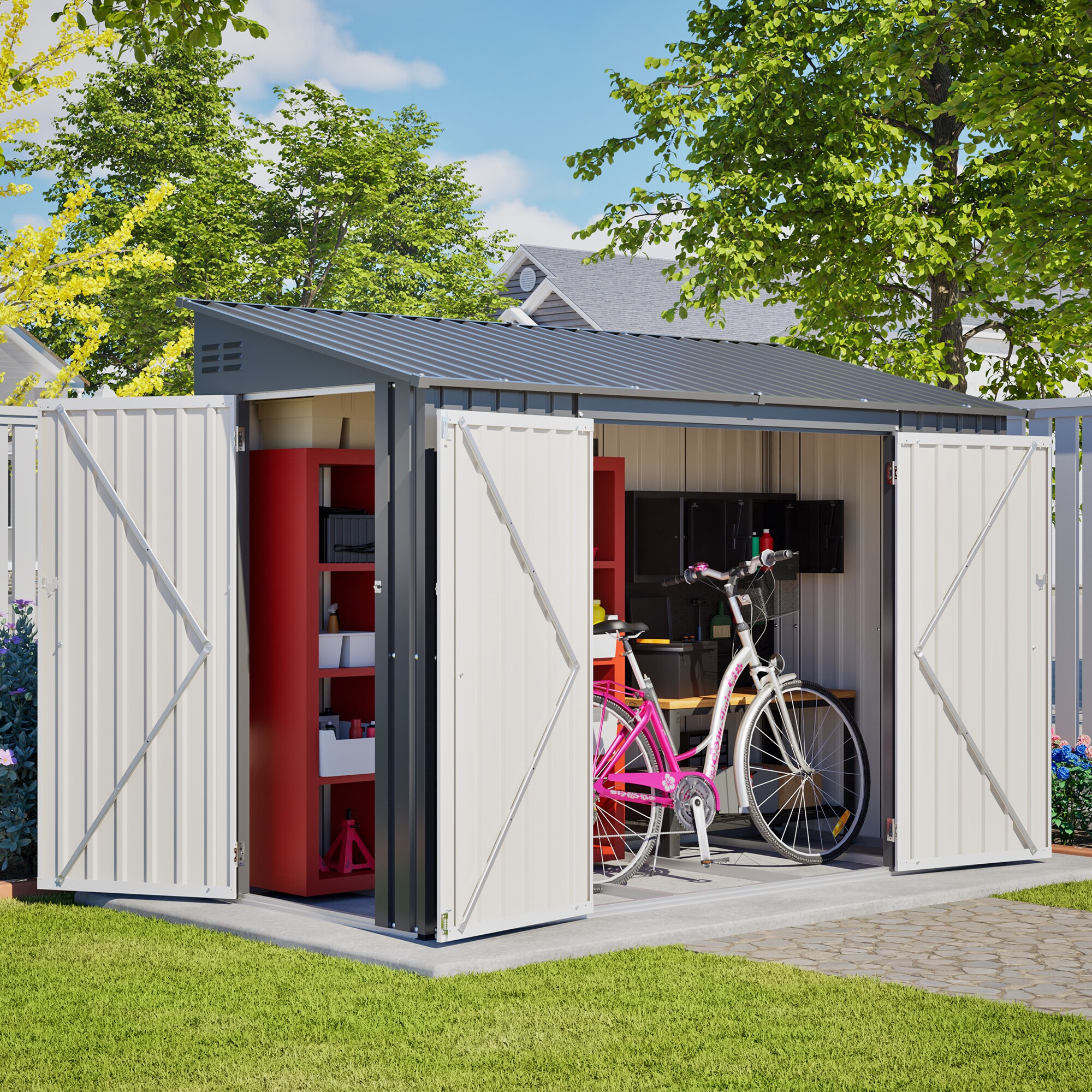 GDFStudio 368729 Metal-Storage-Buildings-Sheds - View #10