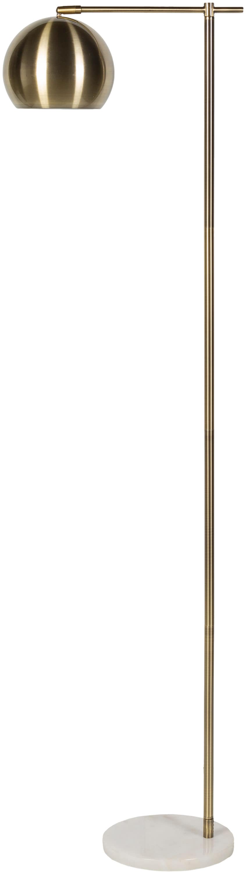 Livabliss HRF-005 Hartford 62.5-in Brass Standard Floor Lamp with Metal Shade