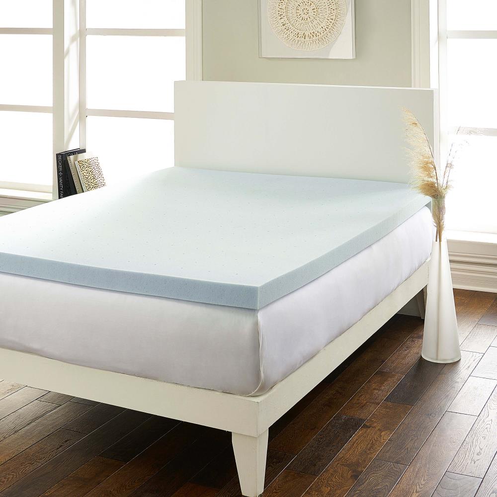 Henredon 3-in gel foam topper 3-in D Memory Foam Queen Mattress