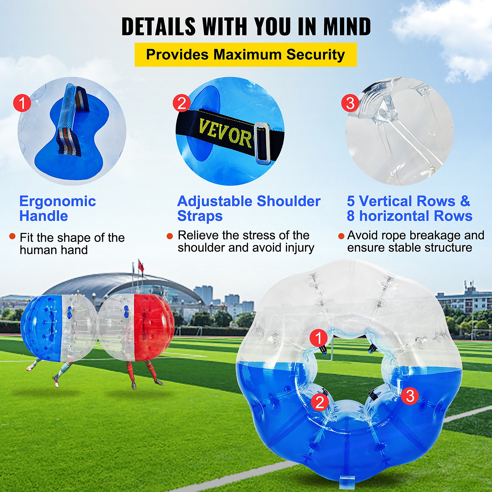 Wholesale transparent human bubble ball Beach, Stress & Inflatable Toys 