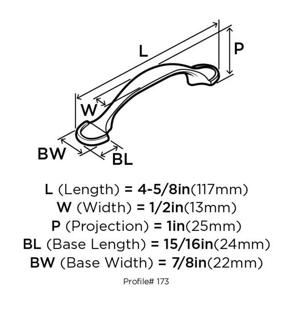 Amerock 10BX173G10 Cabinet-Pulls - View #7