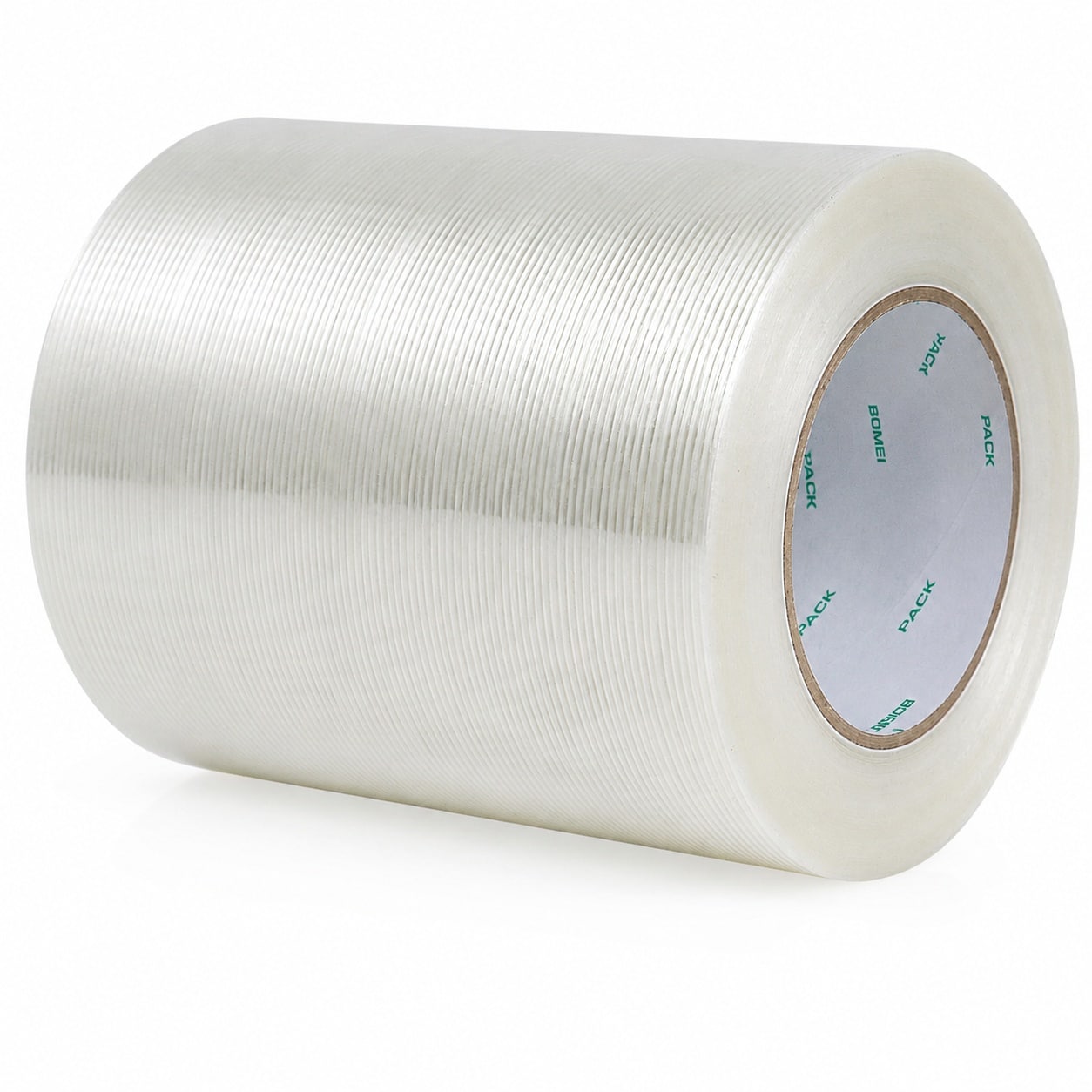 Phyfalip  Wide Strapping Tape Heavy Duty Reinforced Fiberglass Filament Packing Tape 6 Inch x 60 Yards Clear 5 Point 5 Mil 1 Roll for Furniture