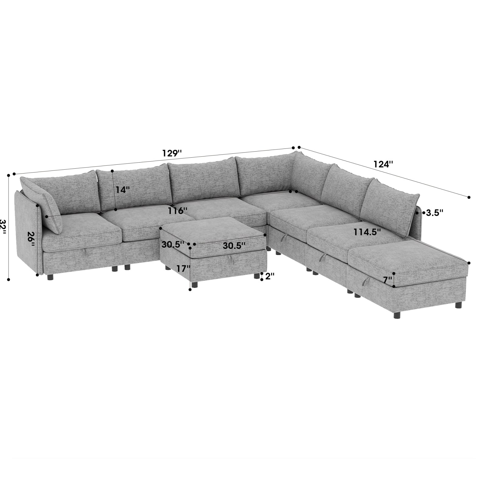 CHITA JKY-DDDSOFA-1561  - View #14