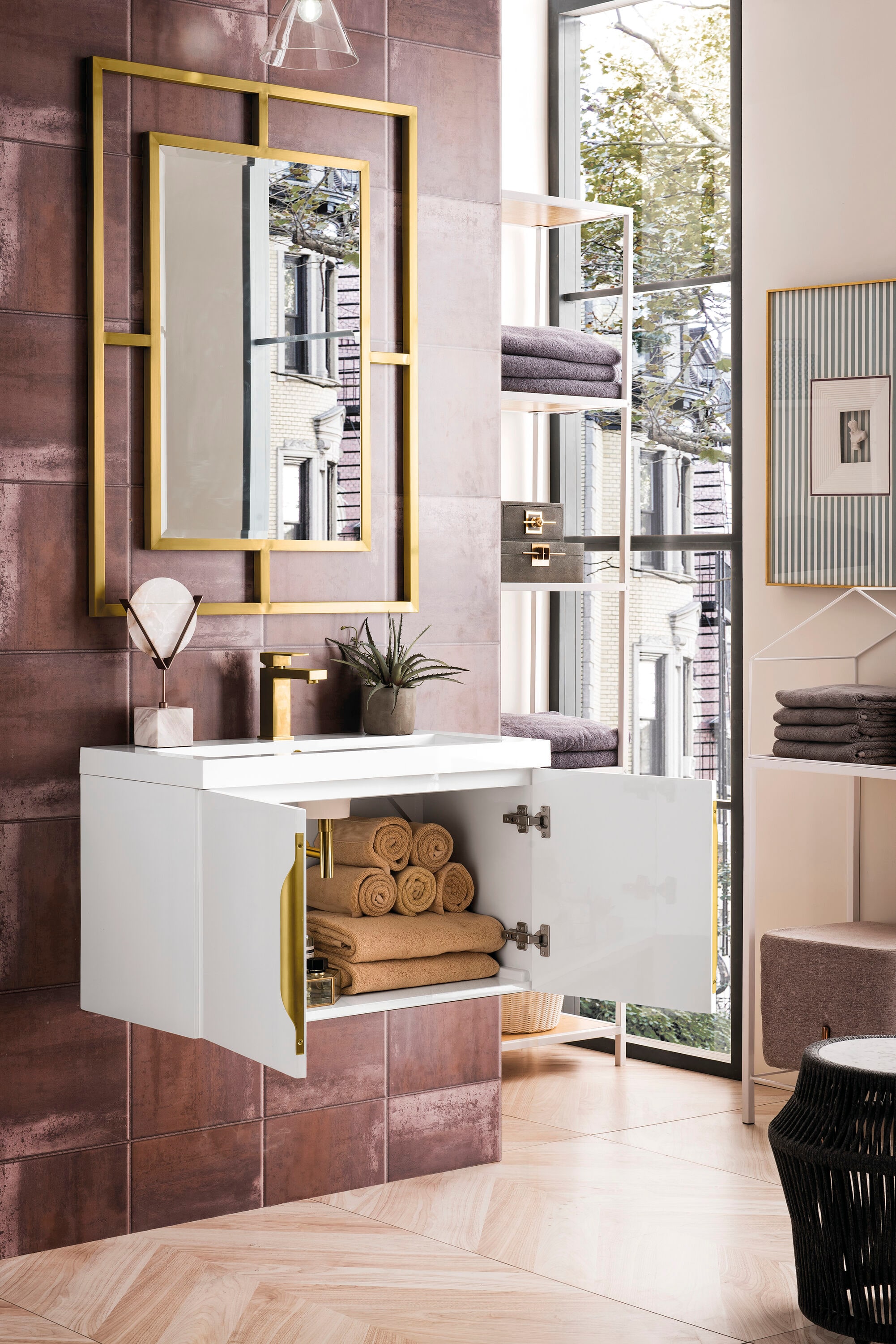 James Martin Vanities 388V31.5GWWG Bath-Vanity-Combo - View #4