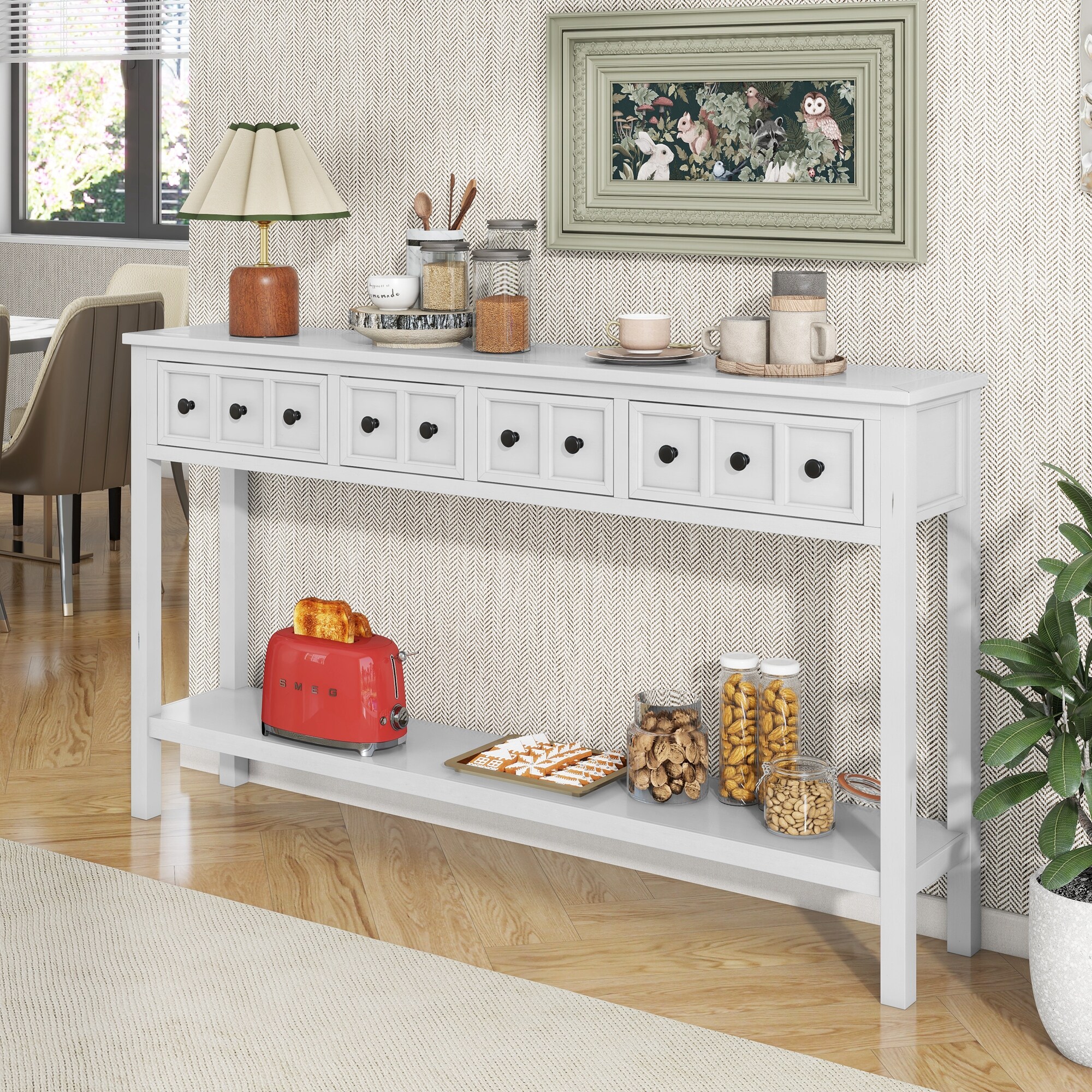SINOFURN SYA330091WT Console-Sofa-Tables - View #2