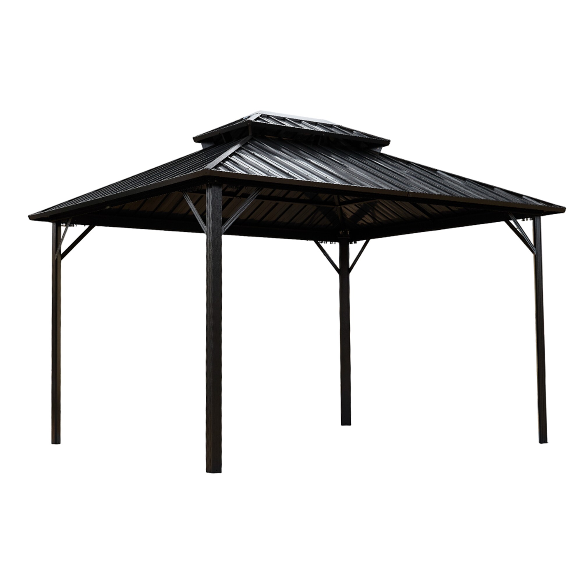 SINOFURN SYE350003GY Wood-Resin-Gazebos - View #15