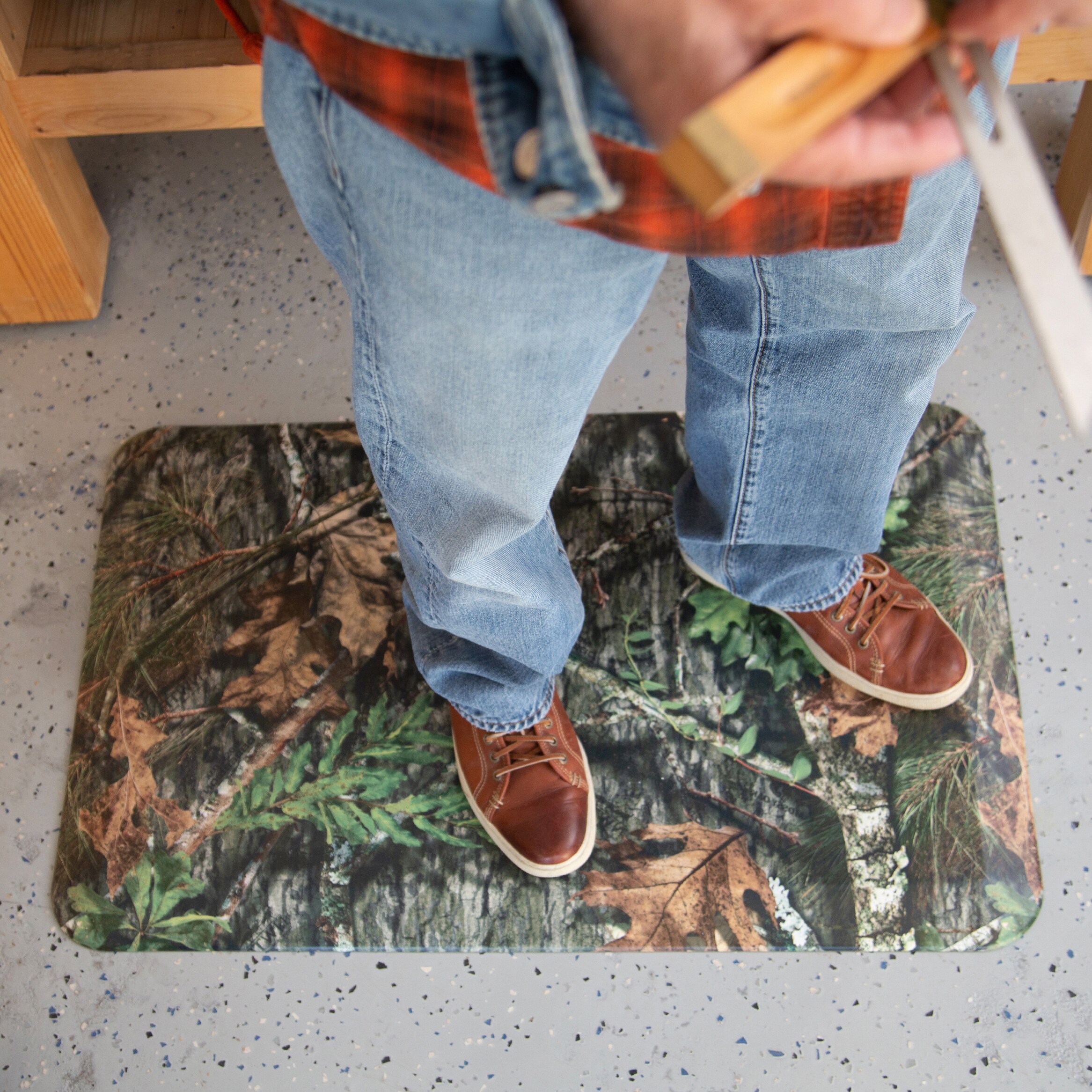 NewLife By GelPro Camo Anti-Fatigue Comfort Utility Floor Mat