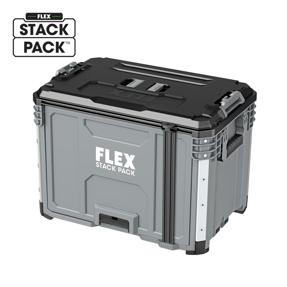 FLEX STACK PACK 15.1-in Gray Polypropylene Lockable Tool Box in the  Portable Tool Boxes department at