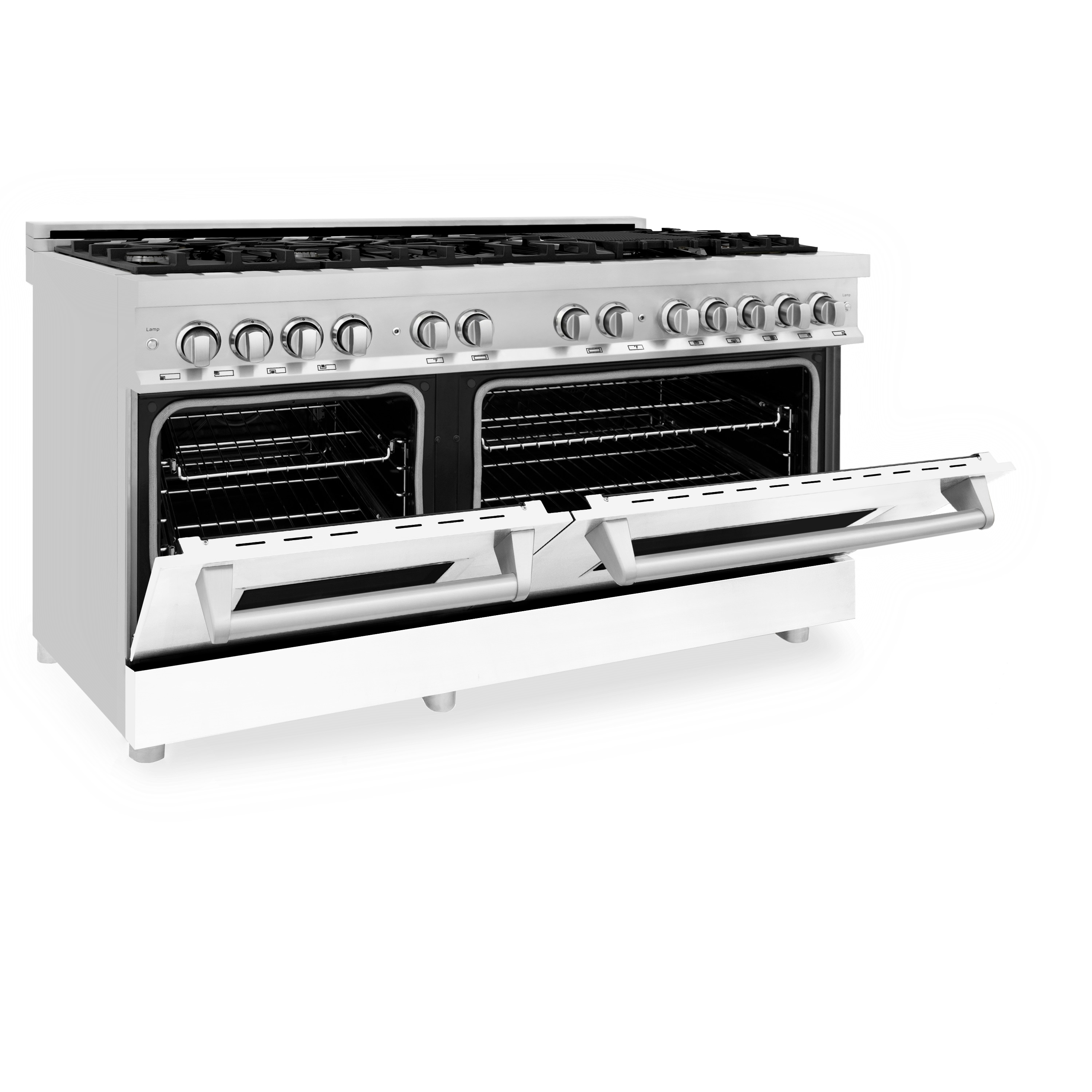 ZLINE KITCHEN & BATH RA-WM-60 Double-Dual-Fuel-Ranges - View #3