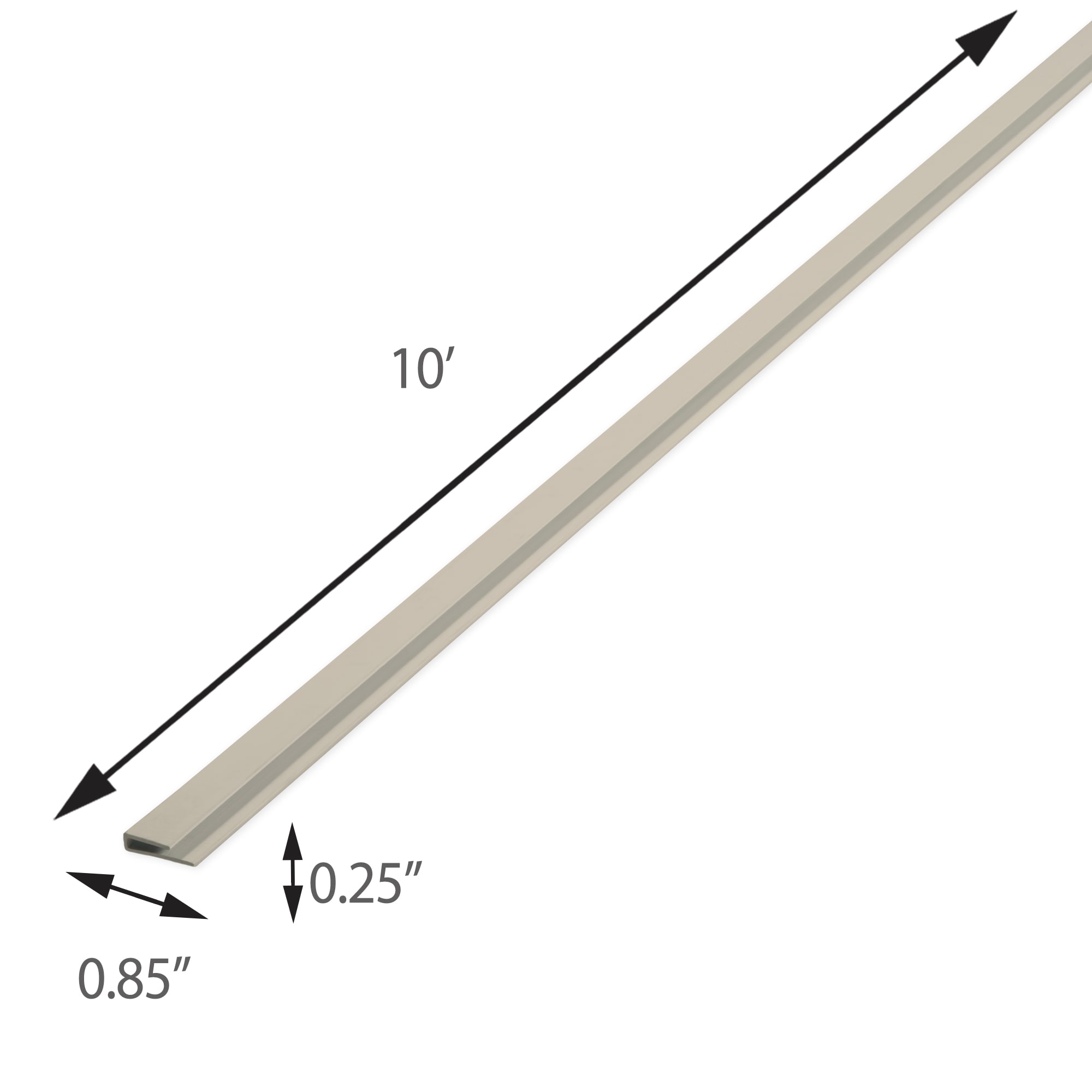 Palram Palclad J End Cap Almond 10'