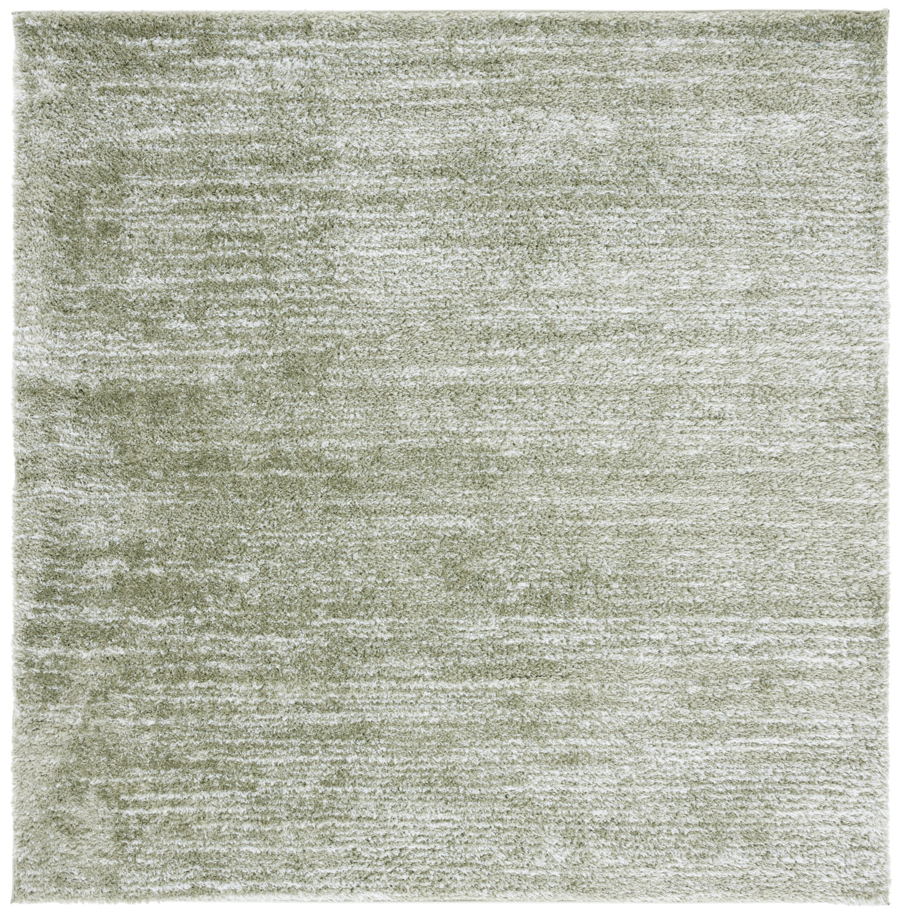 Safavieh THO653W-7SQ 7 x 7 (ft) Loomed Polypropylene Sage/Ivory Square Indoor Distressed/Overdyed Mid-Century Modern Area rug