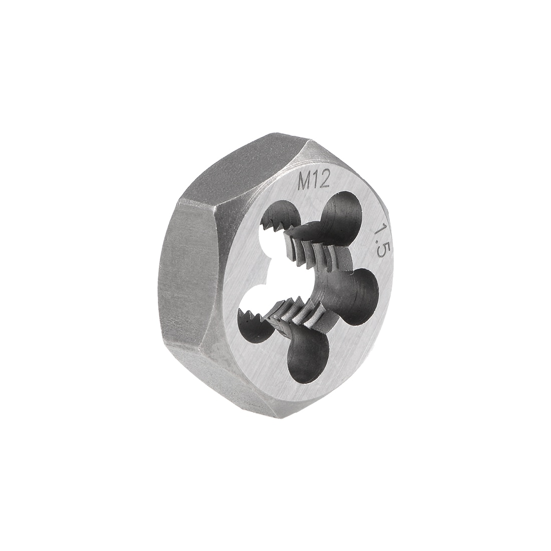 Unique Bargains Hex Rethreading Die M12 x 1.5 Pitch Carbon Steel Metric Hexagon Taper Pipe Die Accuracy Grade: 6g #S26031100UX3012