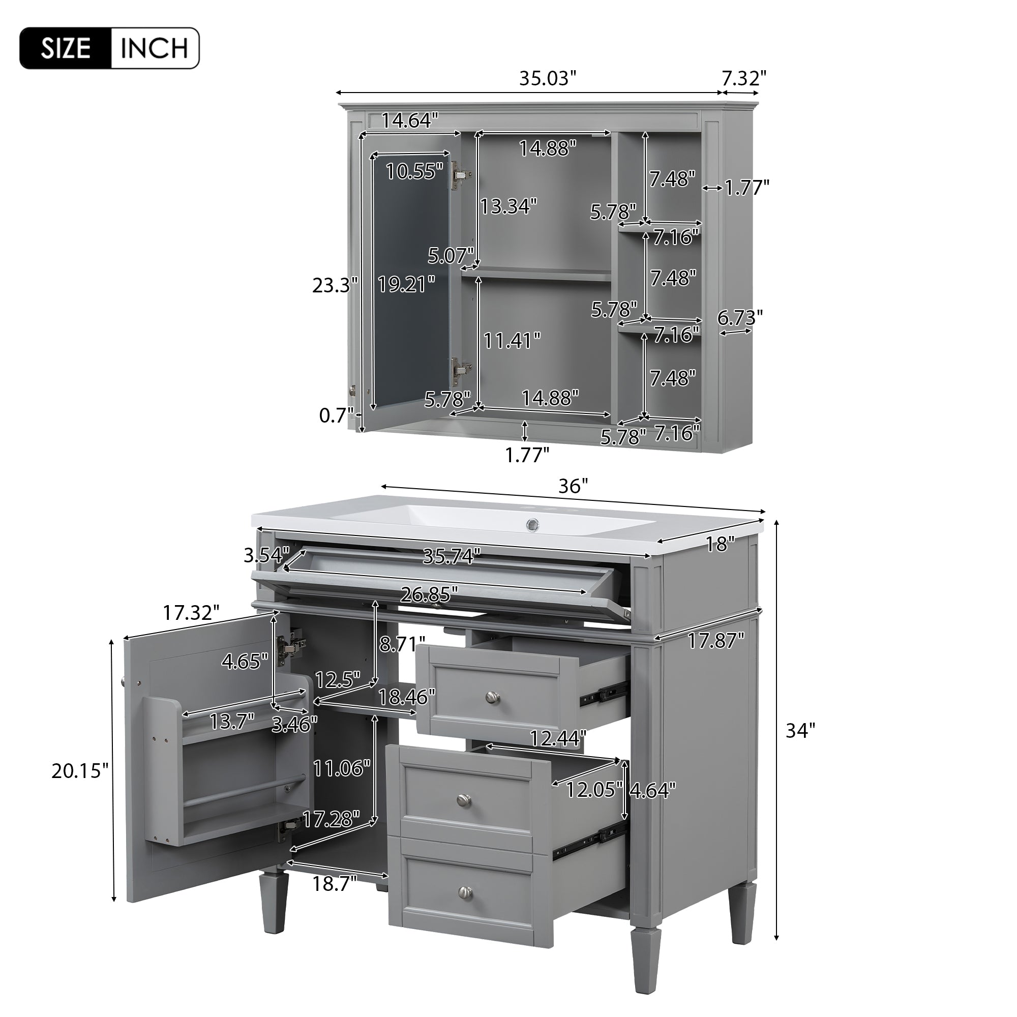 Tatayosi TS236006E Bath-Vanity-Combo - View #6