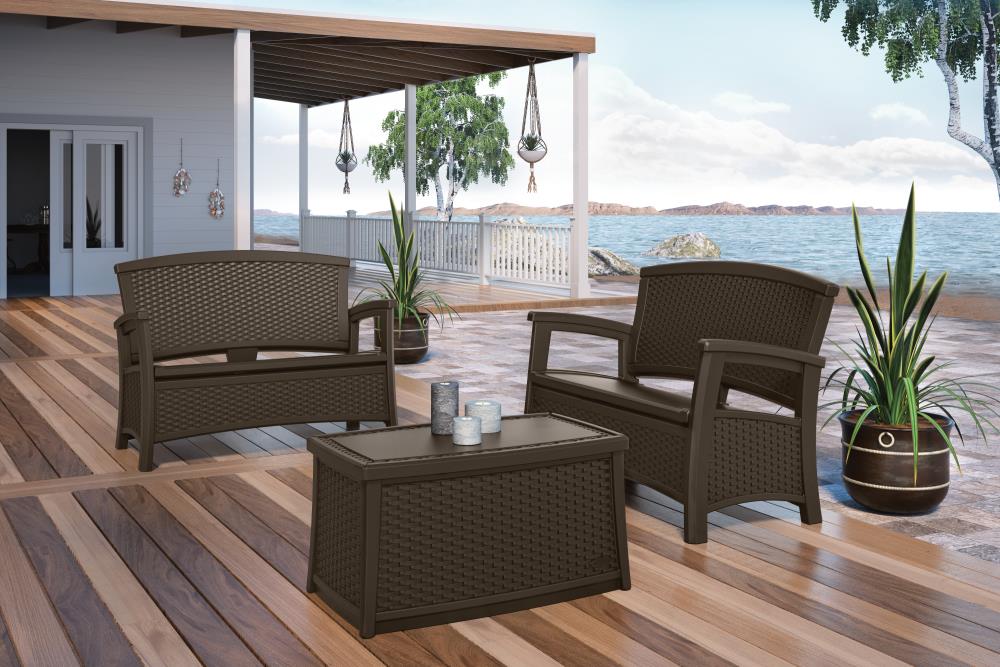 Suncast Suncast ELEMENTS 3 Piece Patio Conversation Set at Lowes