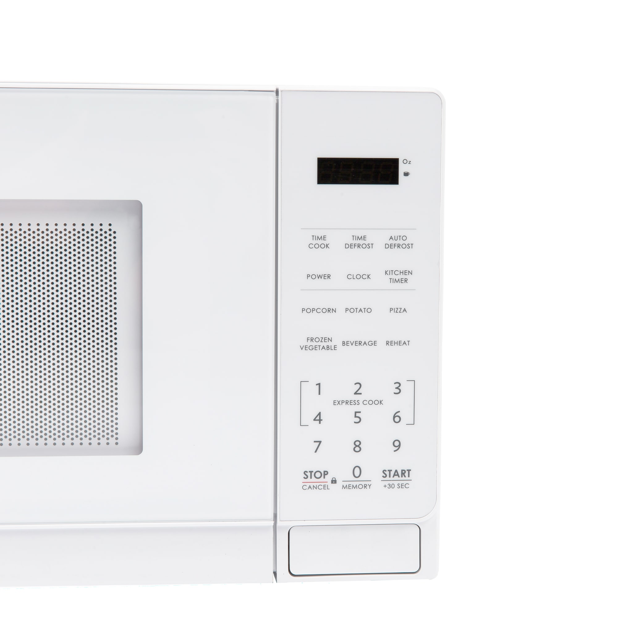  COMMERCIAL CHEF White Microwave 0.7 Cu. Ft. with Rotary Switch  Knob, 700W Countertop Small Microwave with Microwave Turntable Plate, 6  Level Power Tabletop Microwave with Microwave Handle : Everything Else