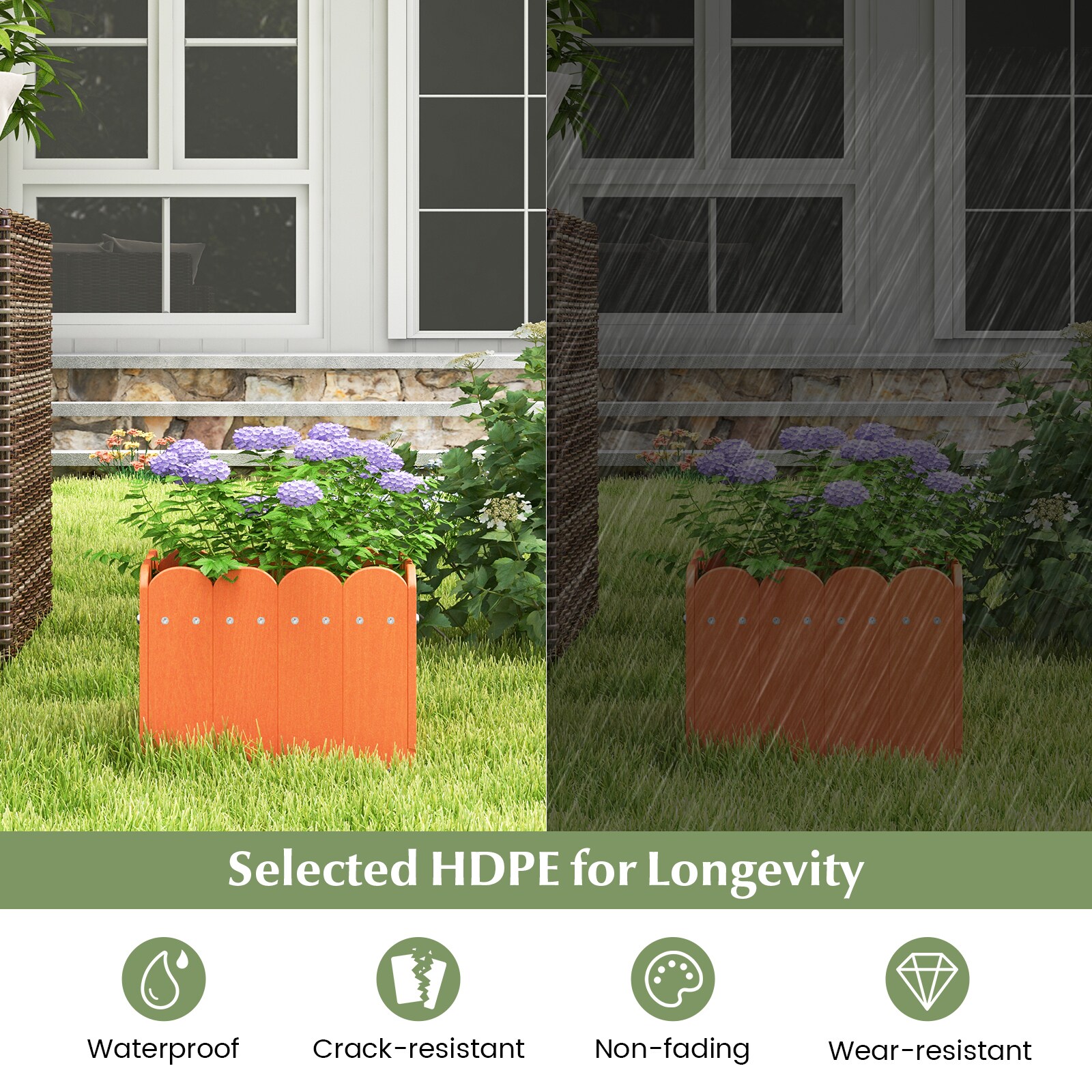 Slickblue D-CO-2-WY5114TG Raised-Planter-Boxes - View #4