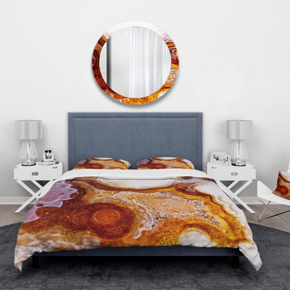 Designart BED16705-T 3 -Piece White Twin Duvet cover Set
