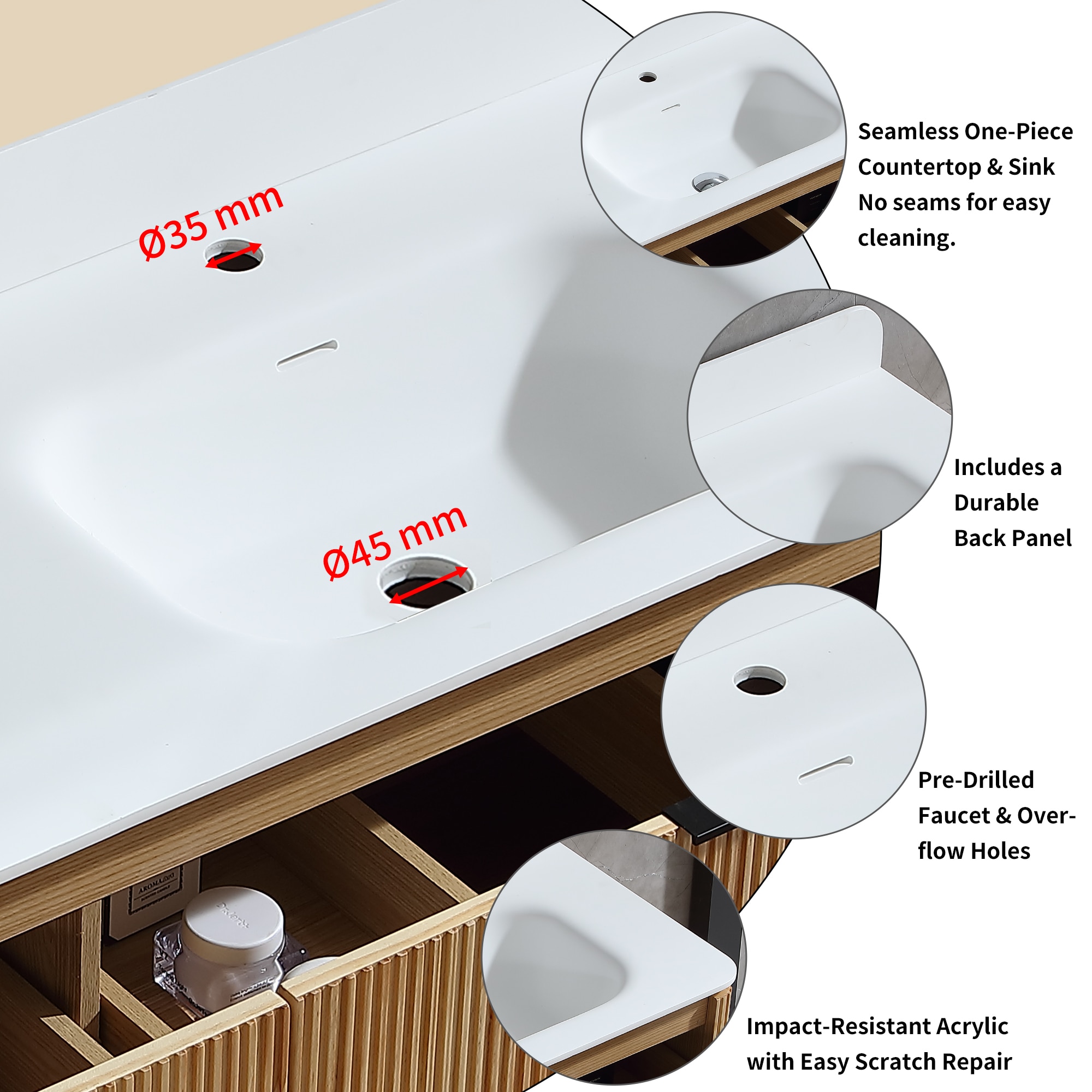 Forclover VTE18-4820NO Bath-Vanity-Combo - View #6