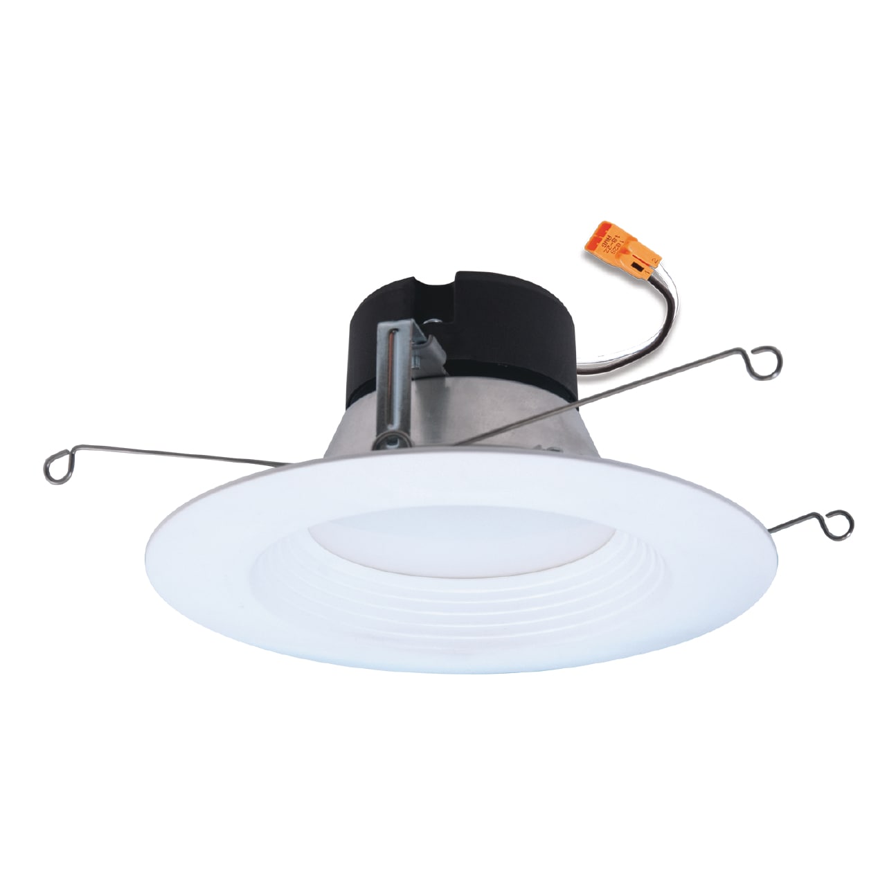 Halo 6-in LED Remodel or New Construction Matte White Airtight Ic Baffle  Canless Recessed Light Kit in the Recessed Light Kits department at 