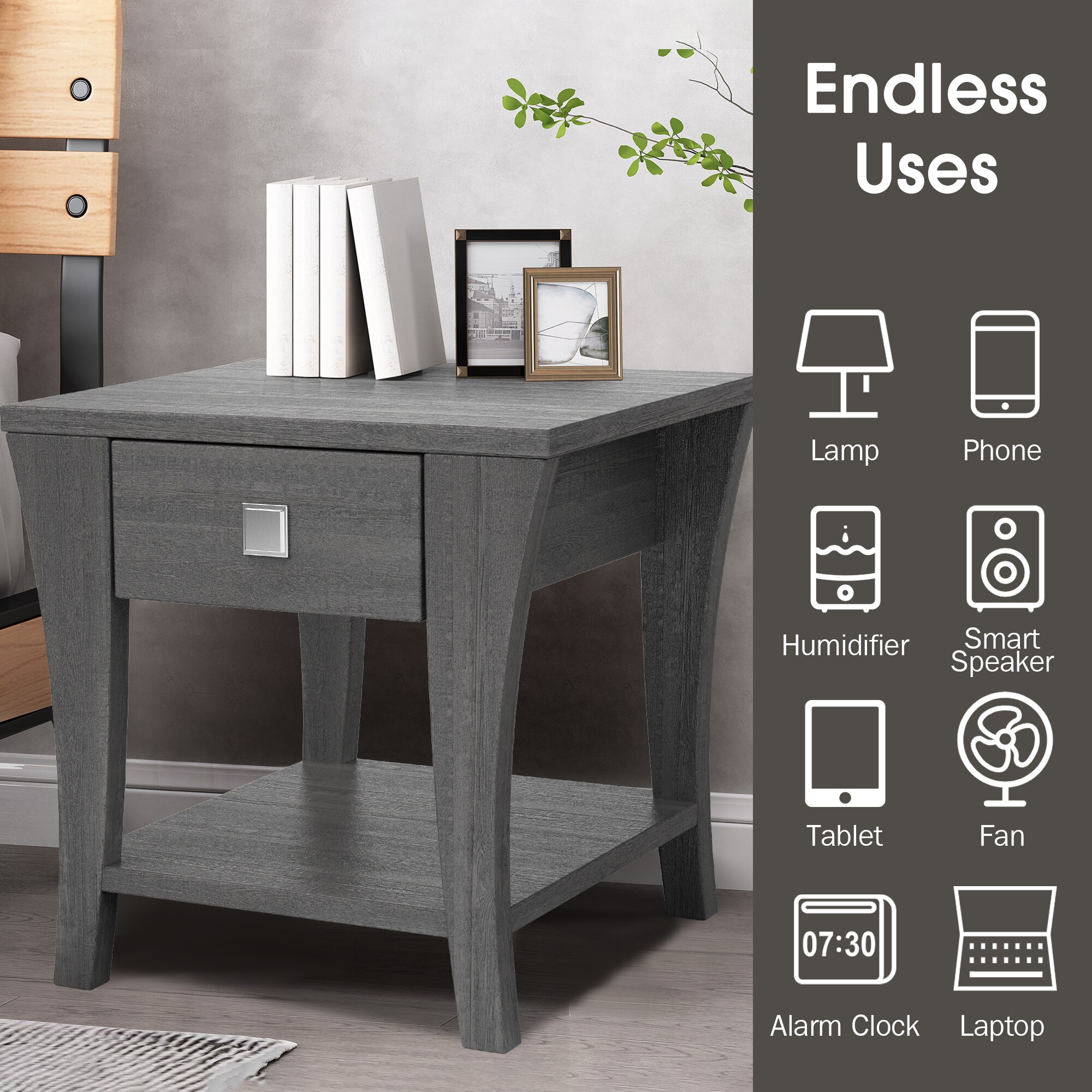 IHOMEadore MDCM4085E End-Tables - View #5