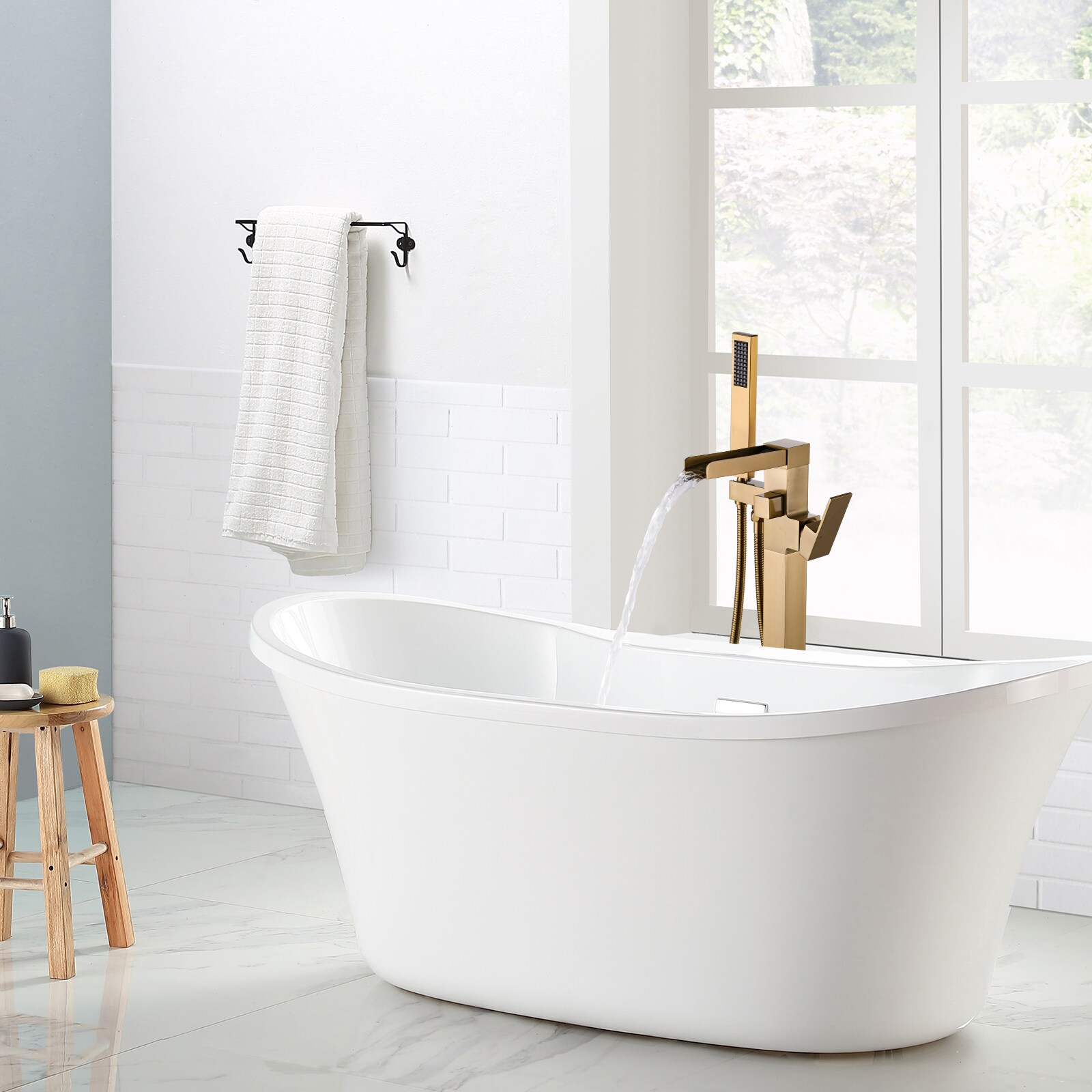 WOWOW 3080500G-LW Roman-Tub-Faucets - View #2