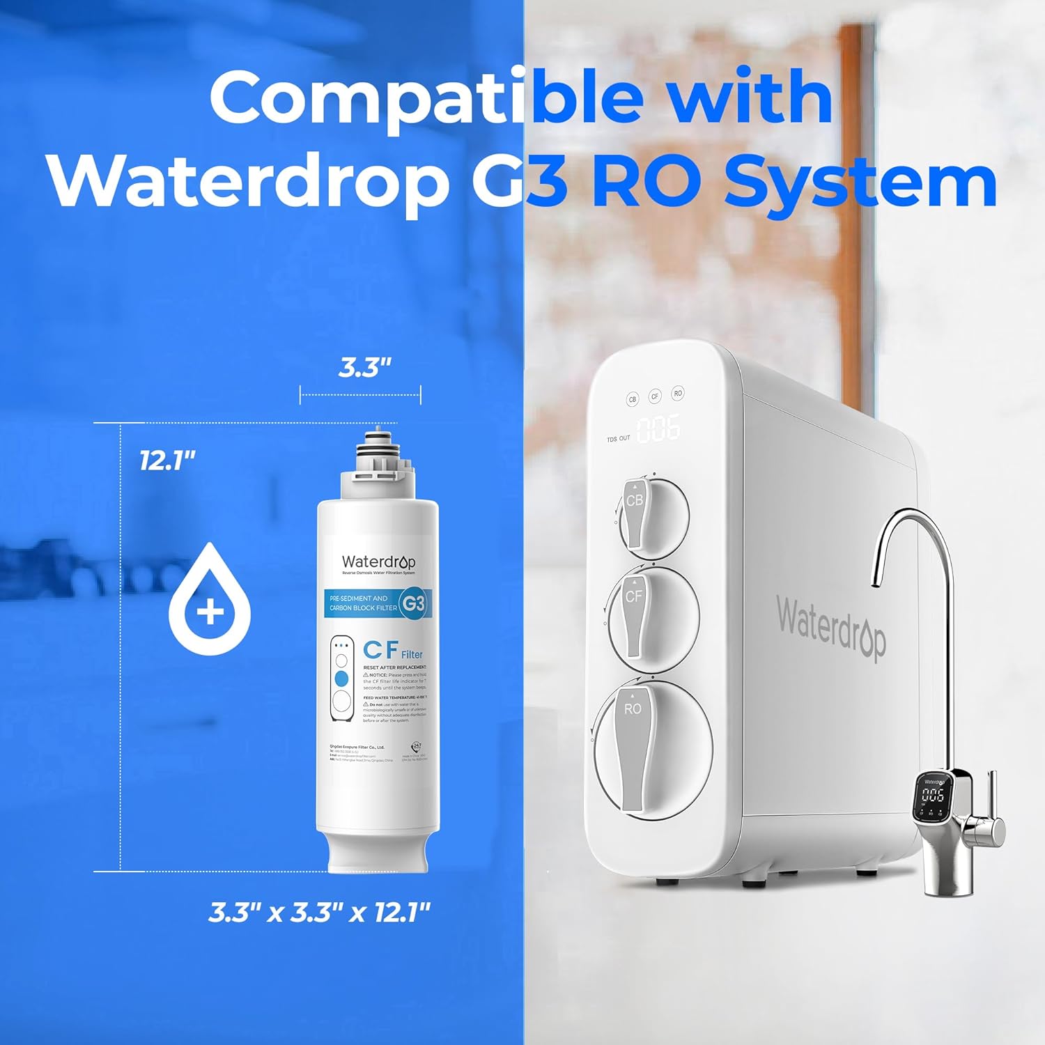 Waterdrop BL-WD-G3-N1CF Replacement-Water-Filters-Cartridges - View #3