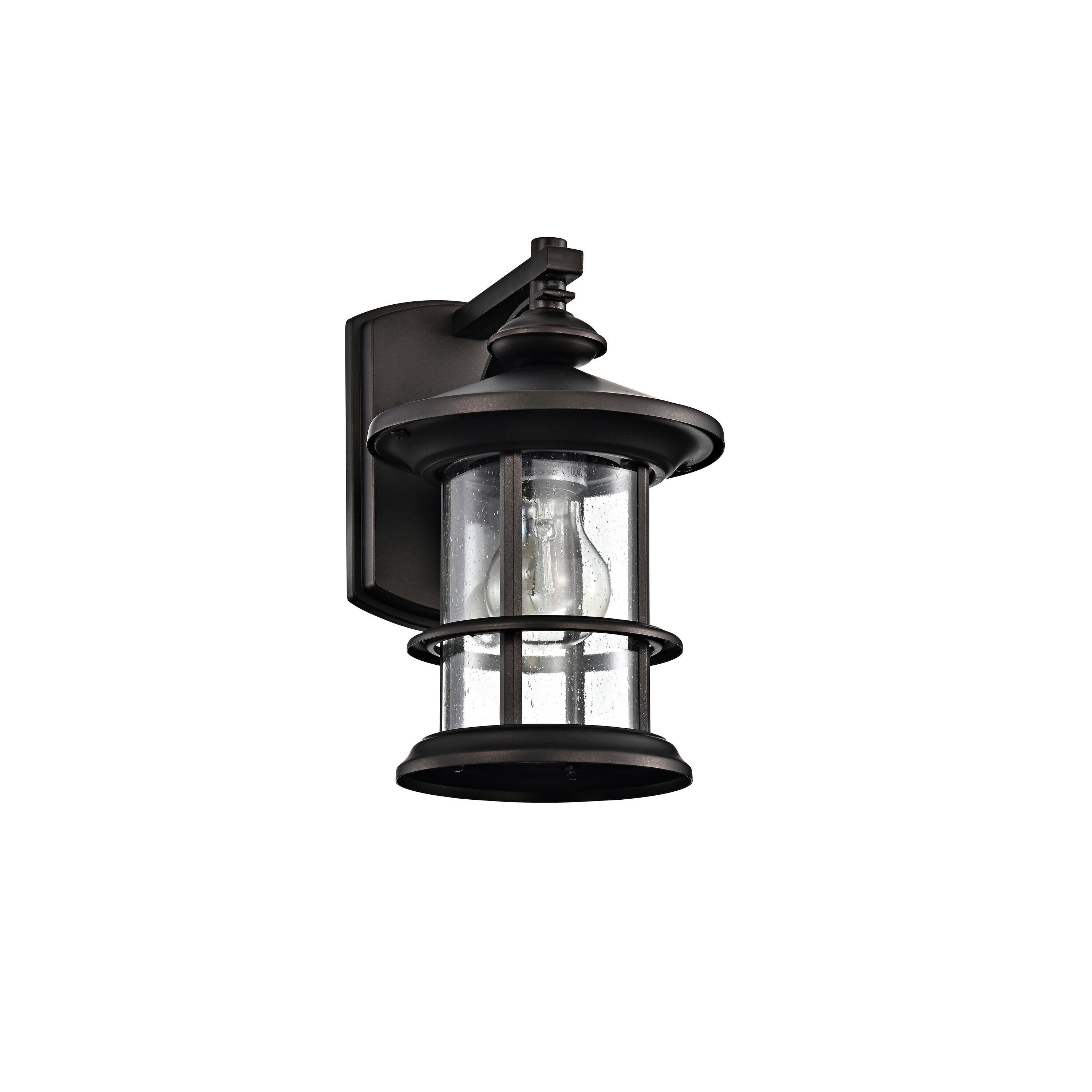 MICSIU 220003 Ardicas 1 -Light 10-in H Oil-rubbed Bronze Hardwired Outdoor Wall Light