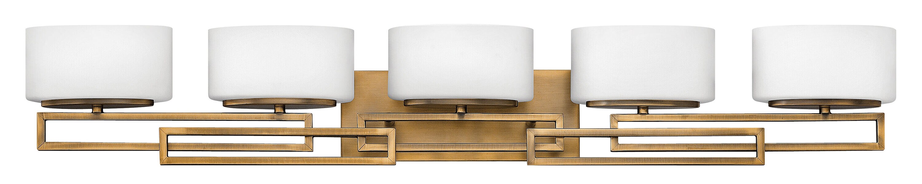 Hinkley 5105BR-LED Lanza 43-in 5 -Light Antique Bronze Transitional Vanity light