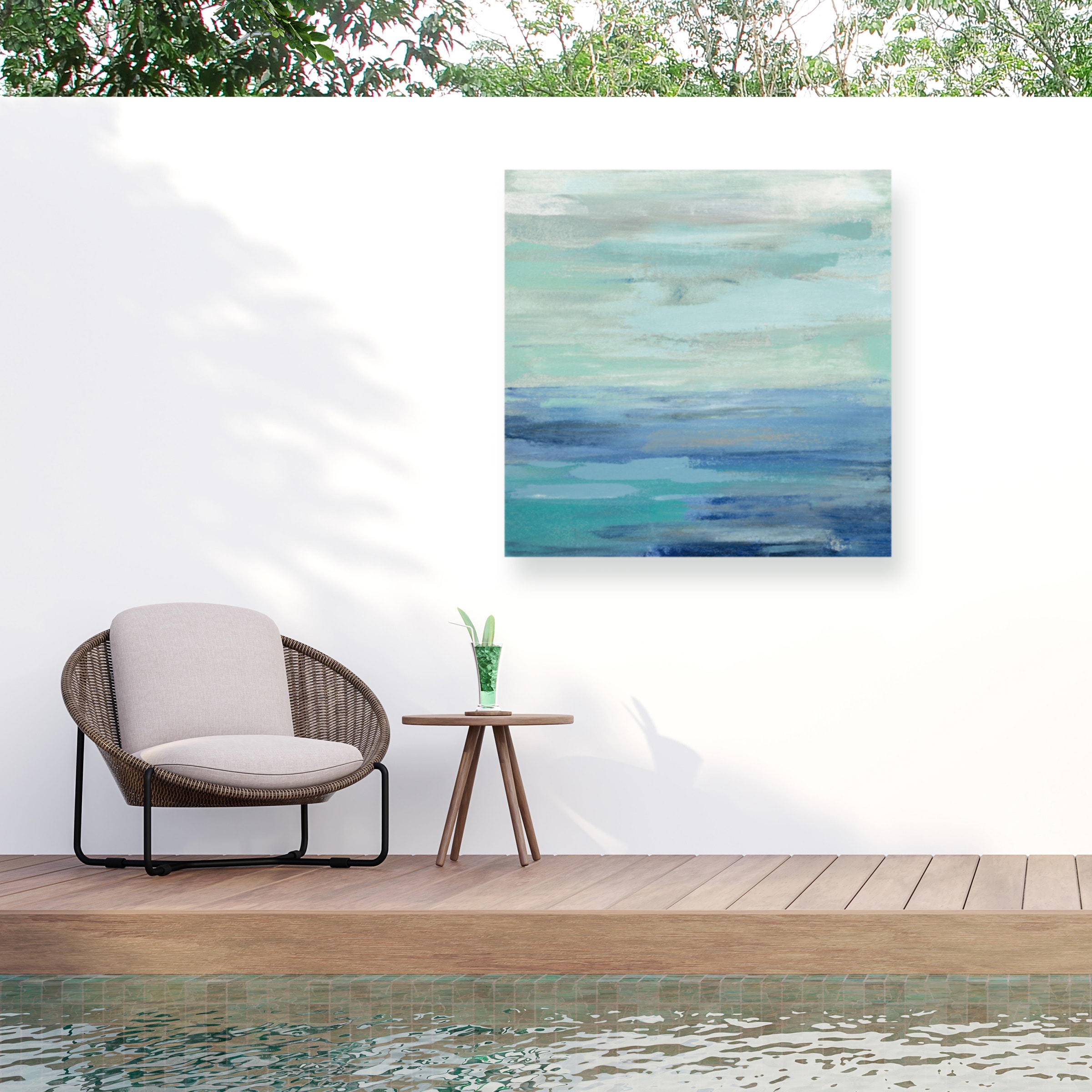 Trademark Fine Art Silvia Vassileva Sunset Beach Ii No Orange