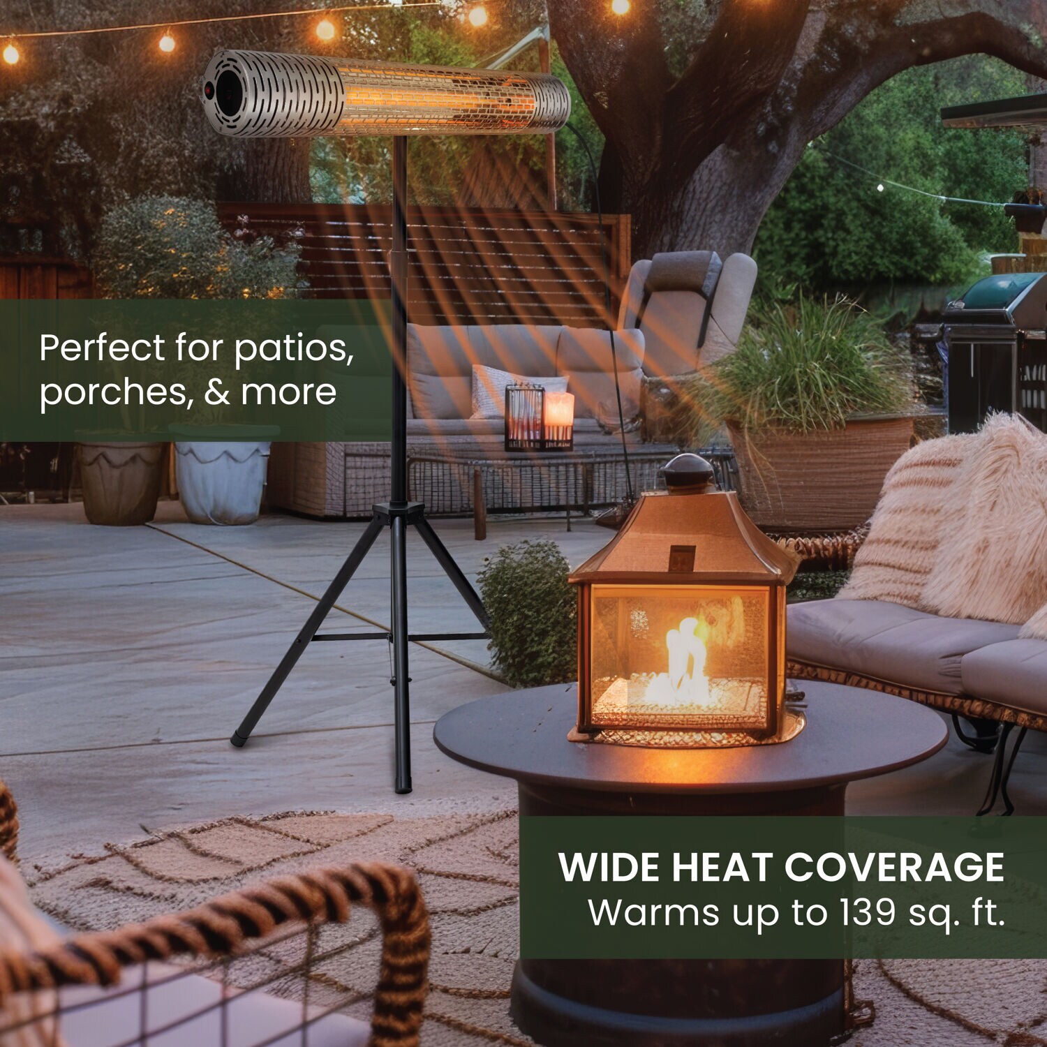 Hanover HAN1031IC-SLV Outdoor-Electric-Patio-Heaters - View #5