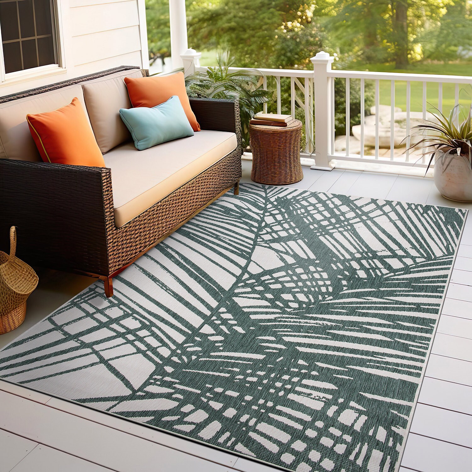 World Rug Gallery 4027GREEN5X7 rugs - View #9