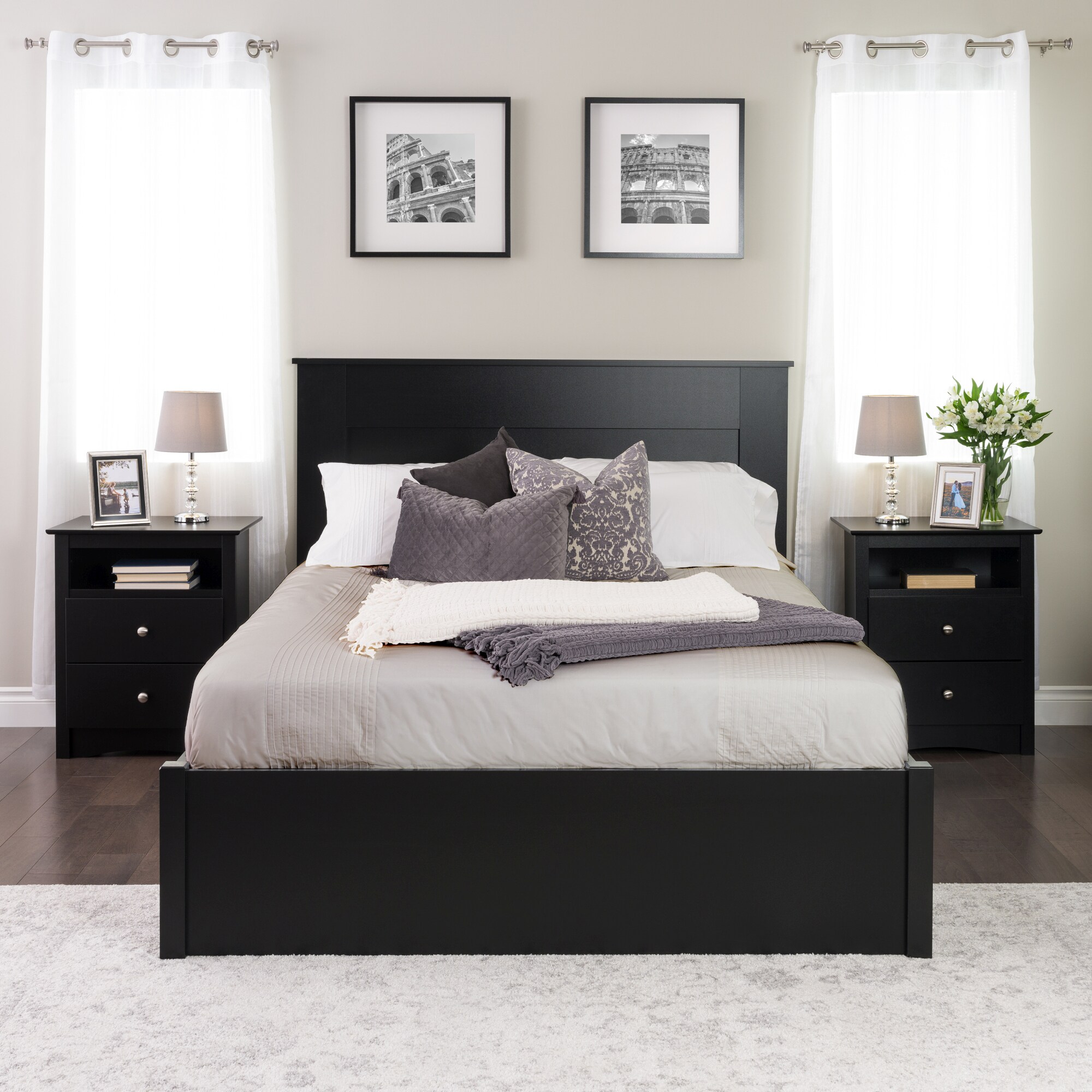 Prepac BHFQ-1301-1 Upholstered-Headboards - View #4
