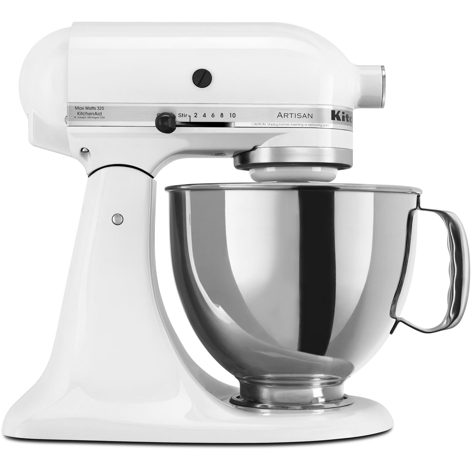 KitchenAid White 5-Quart Tilt-head Stand Mixer at Lowes.com