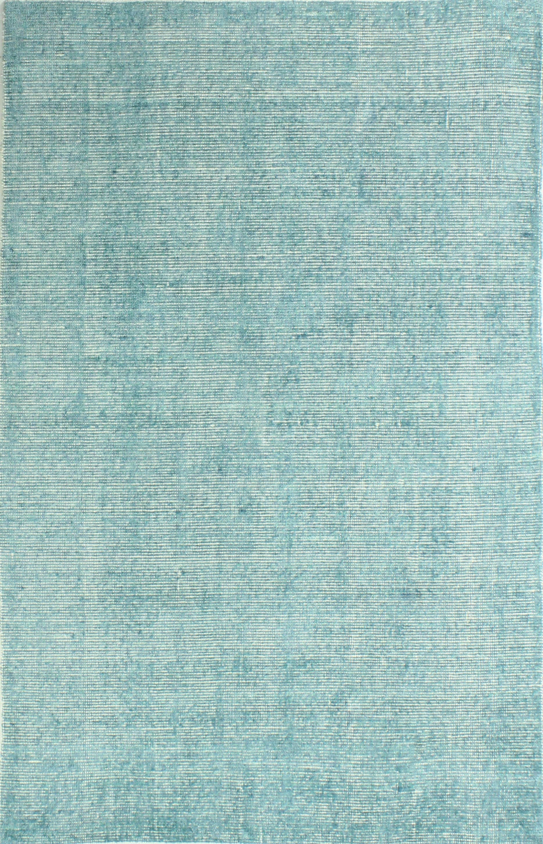 Bashian 649652246086 5 X 8 (ft) Teal Indoor Solid Coastal Area Rug