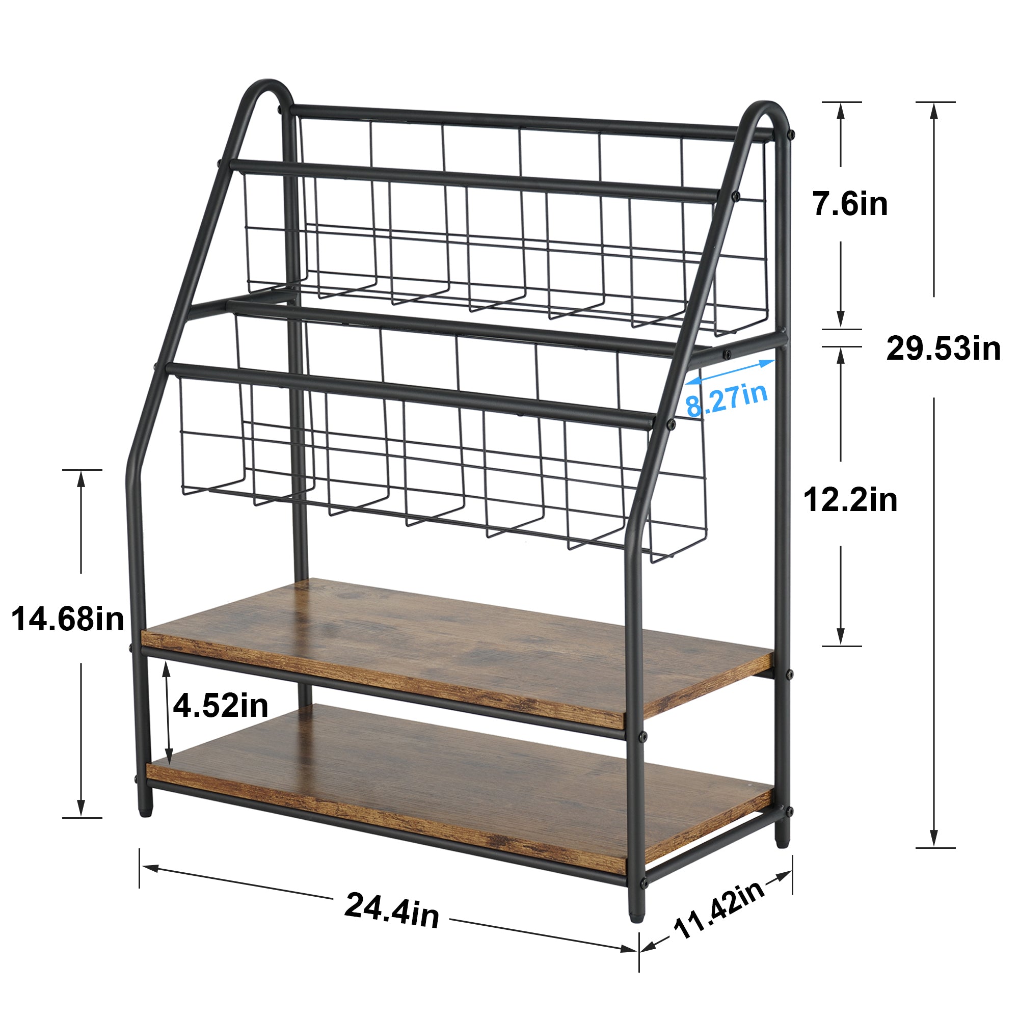 Vecelo LOE-B12-RBN bookcases - View #3