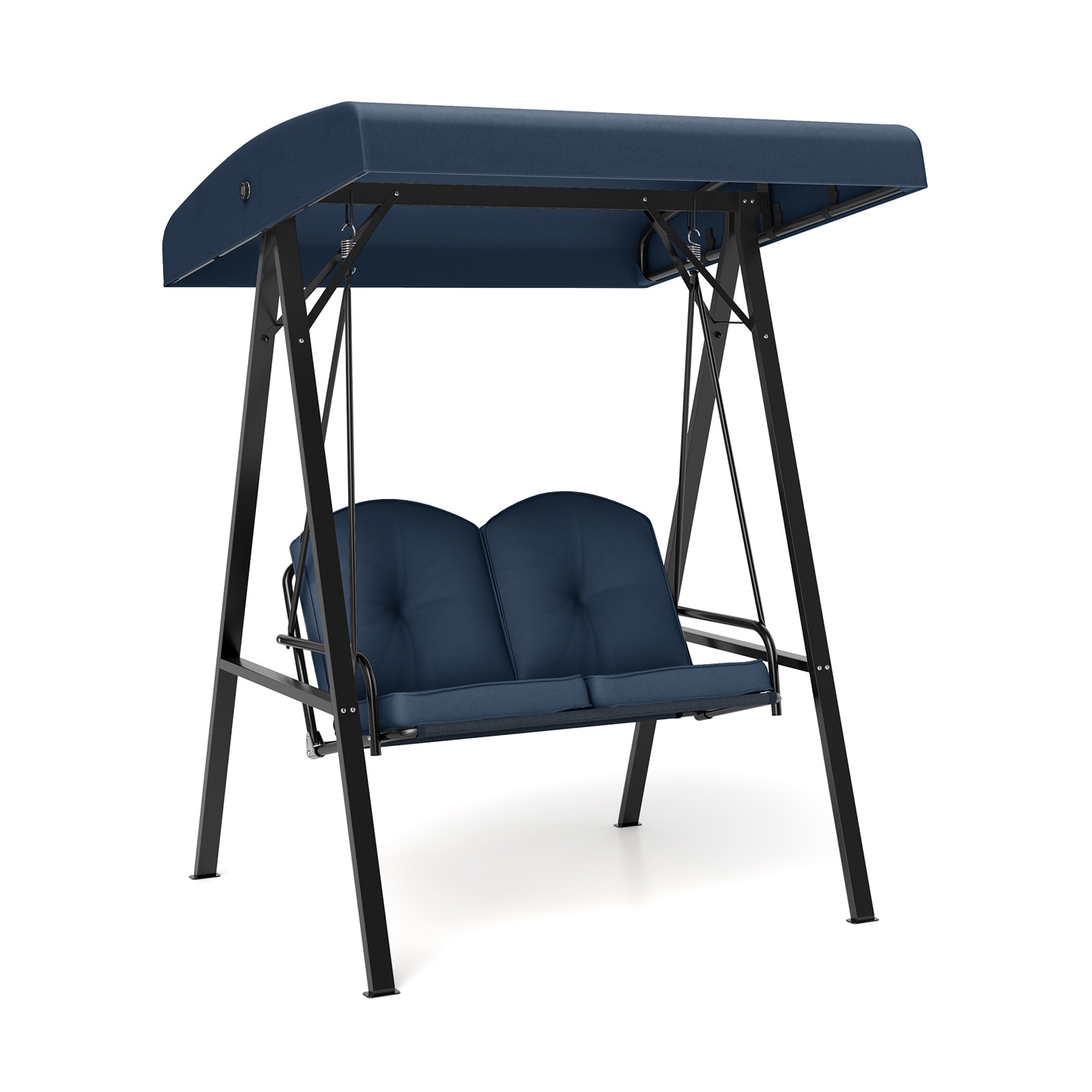 Iseryn BV12258NY 2-Person Outdoor Porch Swing Navy