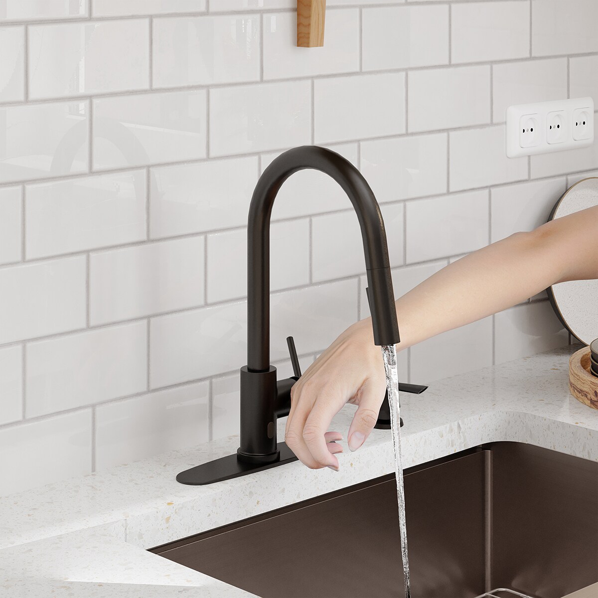 Mondawe OR-4014MB-DG Kitchen-Faucets - View #2