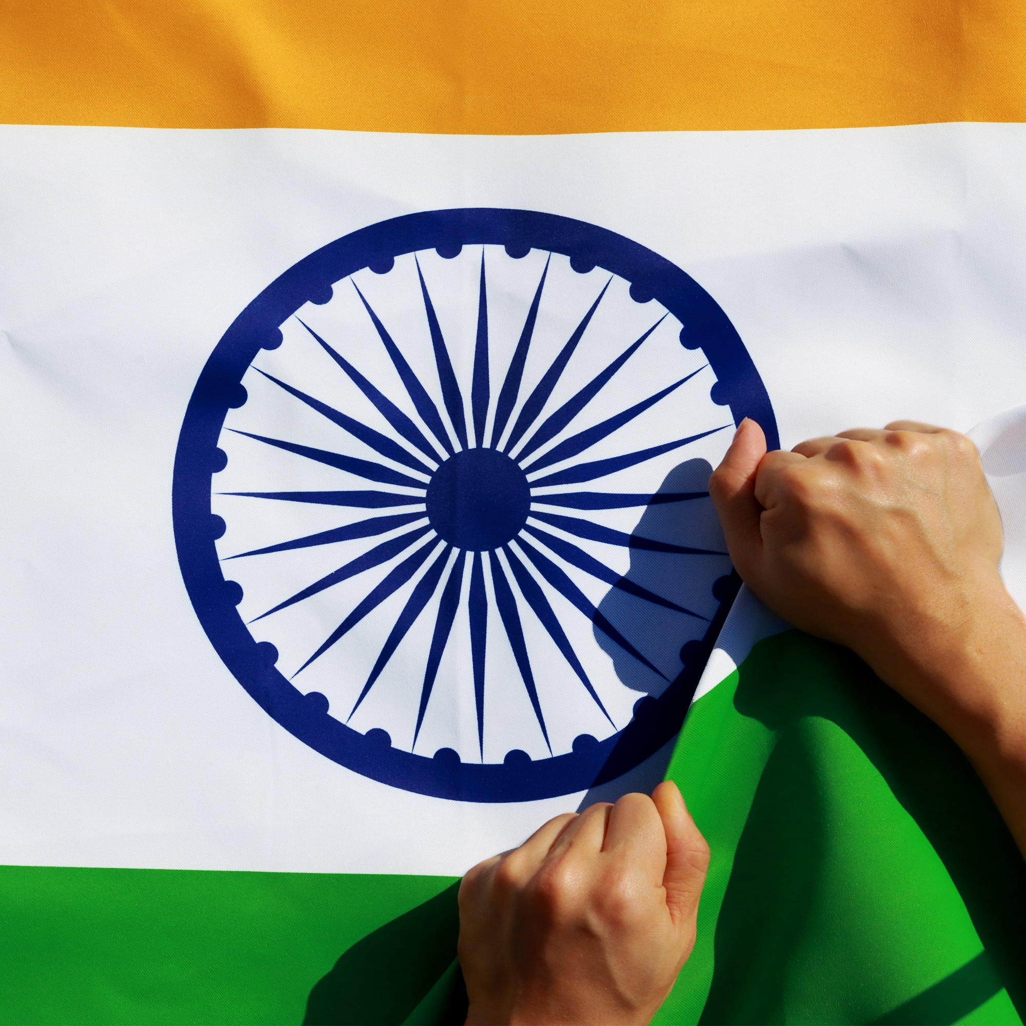 Rip-Proof Double Sided 3x5 Foot India Flag with Grommets